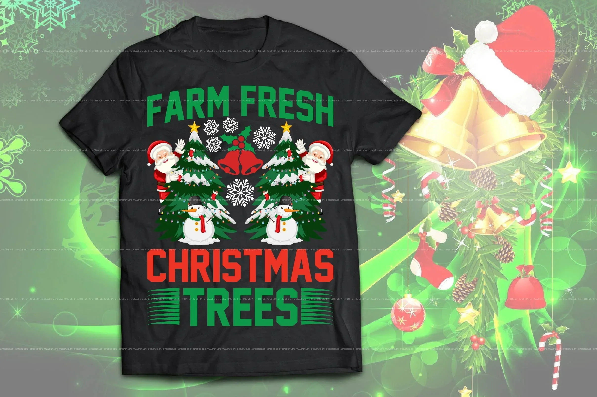 Christmas T-Shirt Design SVG Bundle - Image 6