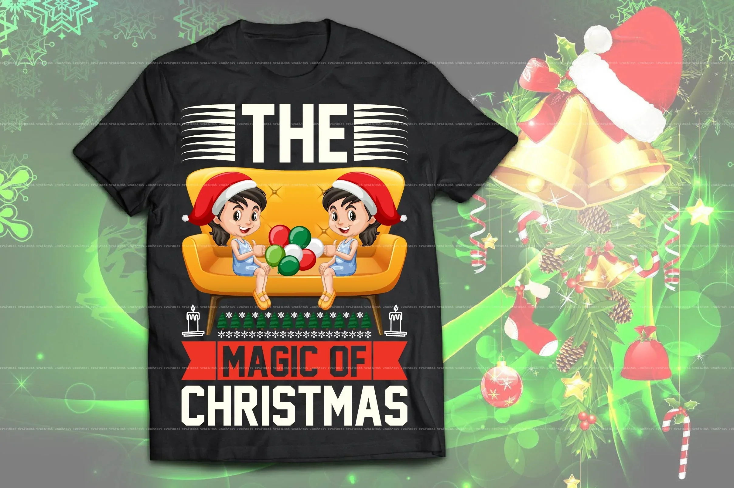 Christmas T-Shirt Design SVG Bundle - Image 8
