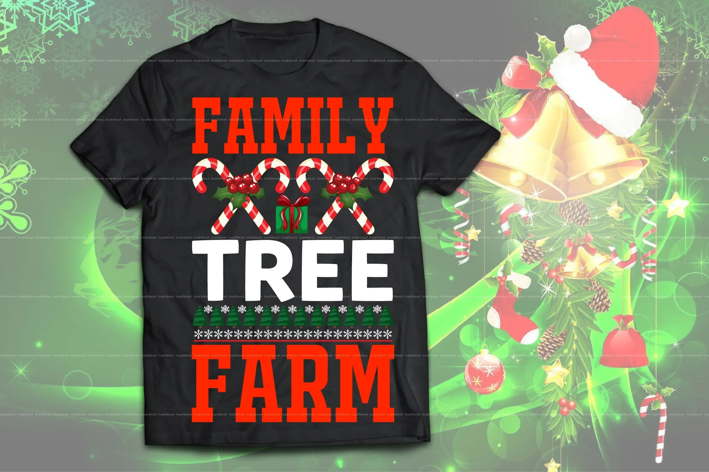 Christmas T-Shirt Design SVG Bundle - Image 2