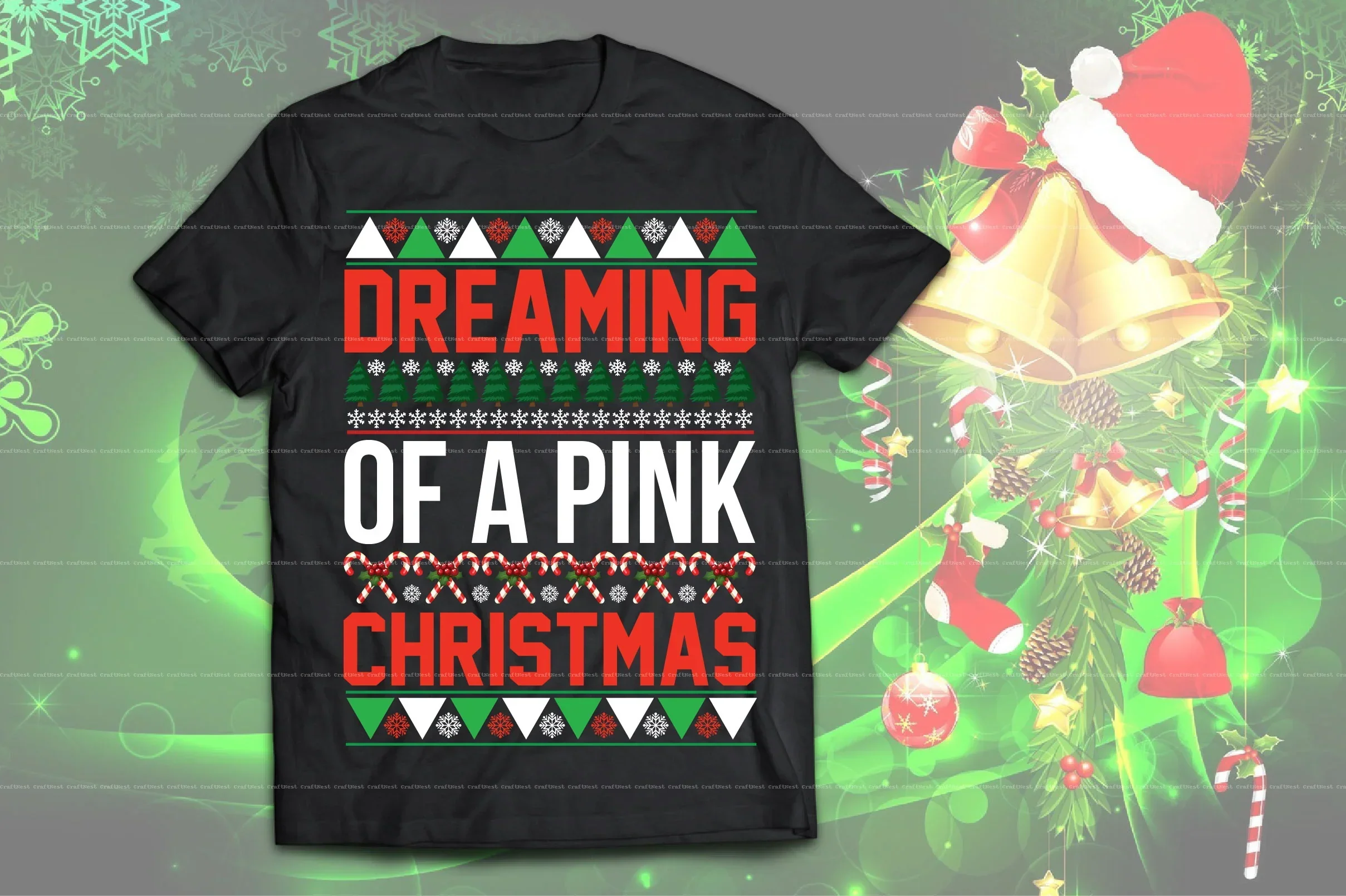 Christmas T-Shirt Design SVG Bundle - Image 4