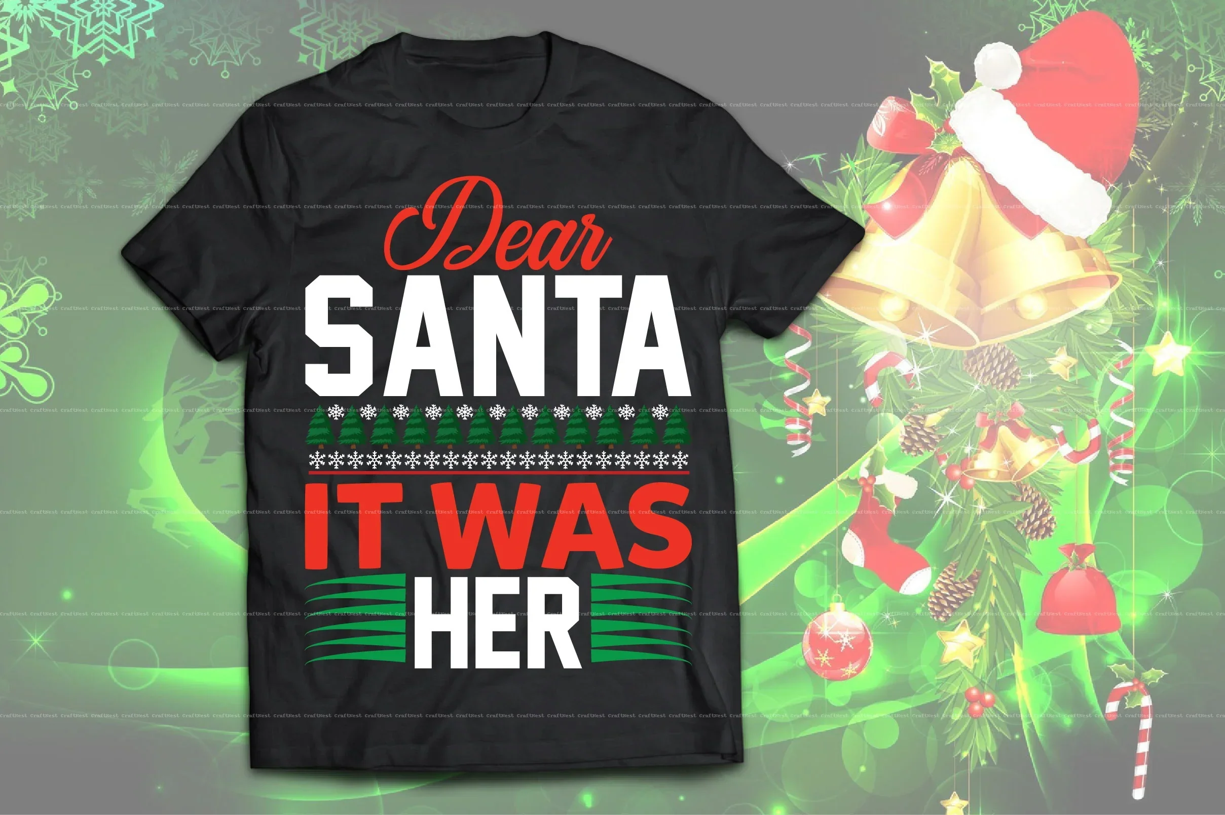 Christmas T-Shirt Design SVG Bundle - Image 8