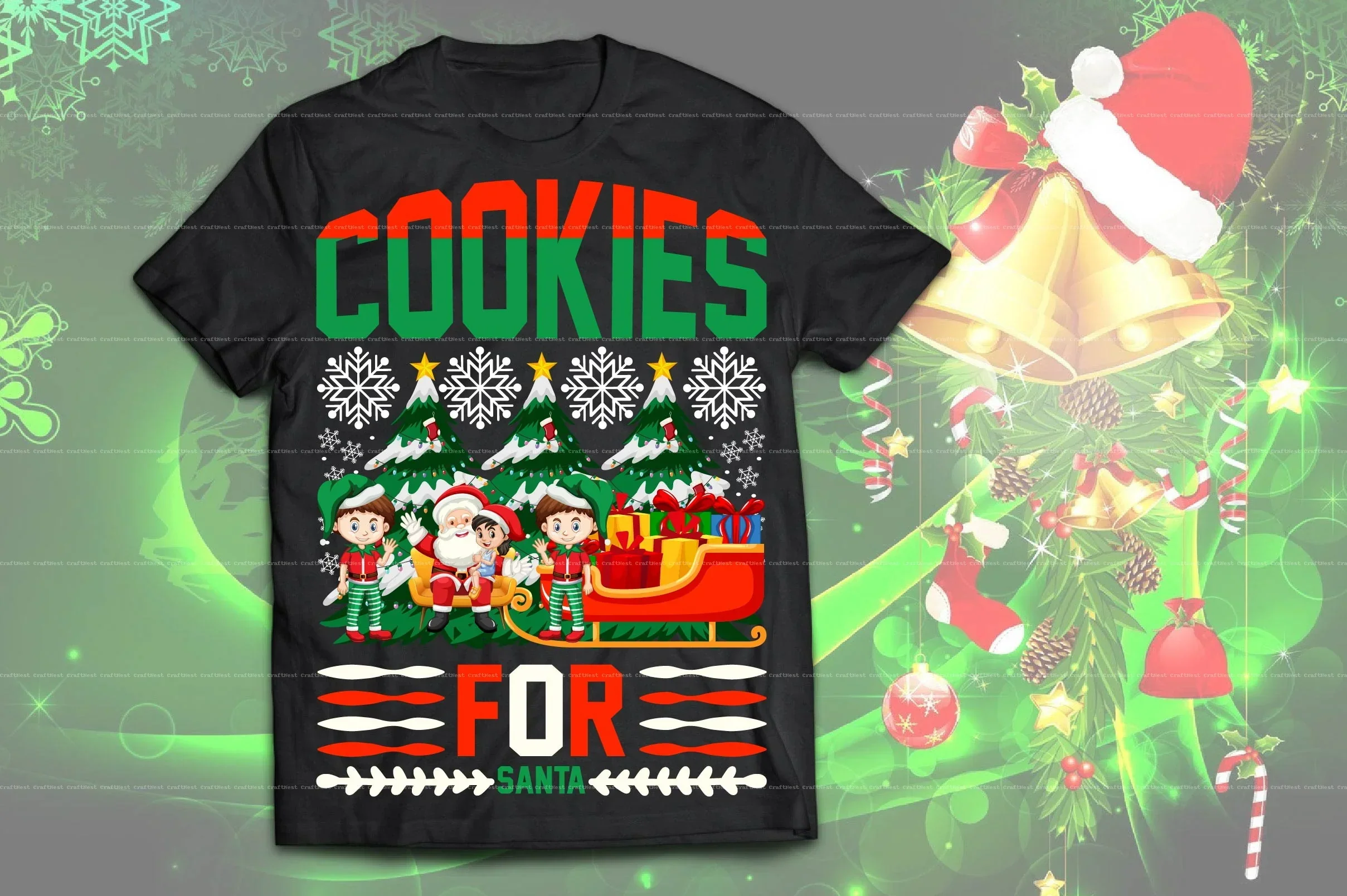 Christmas T-Shirt Design SVG Bundle - Image 3