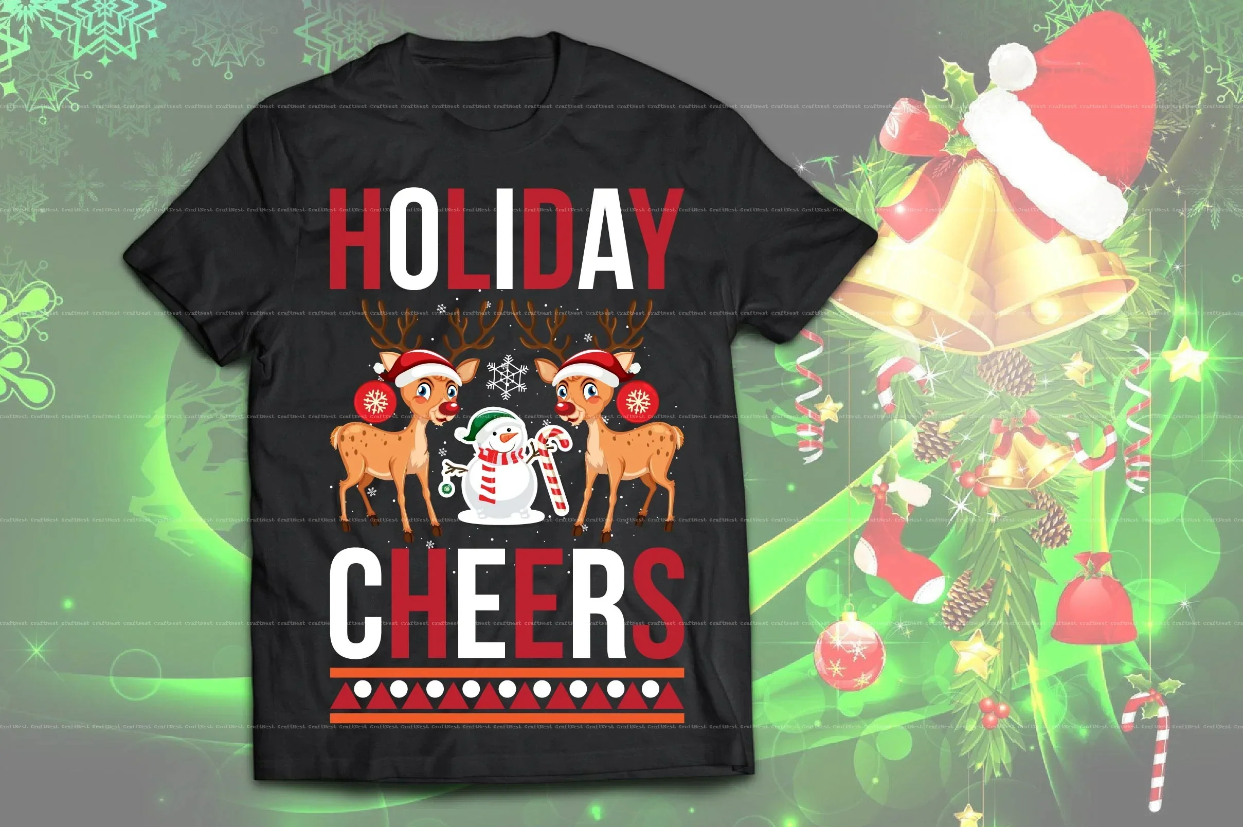 Christmas T-Shirt Design SVG Bundle - Image 8