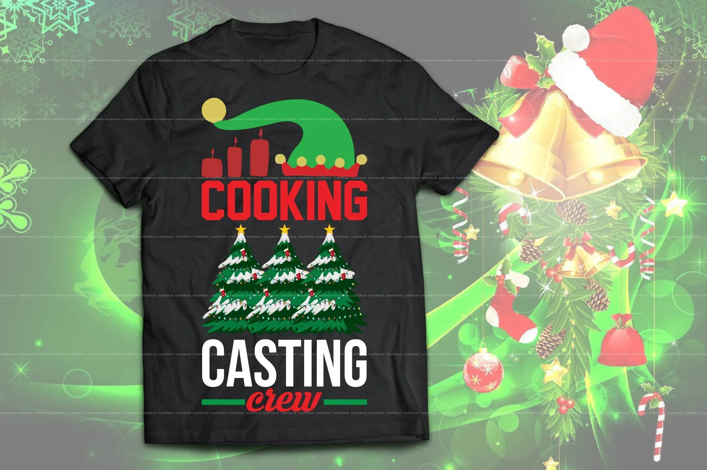 Christmas T-Shirt Design SVG Bundle - Image 13