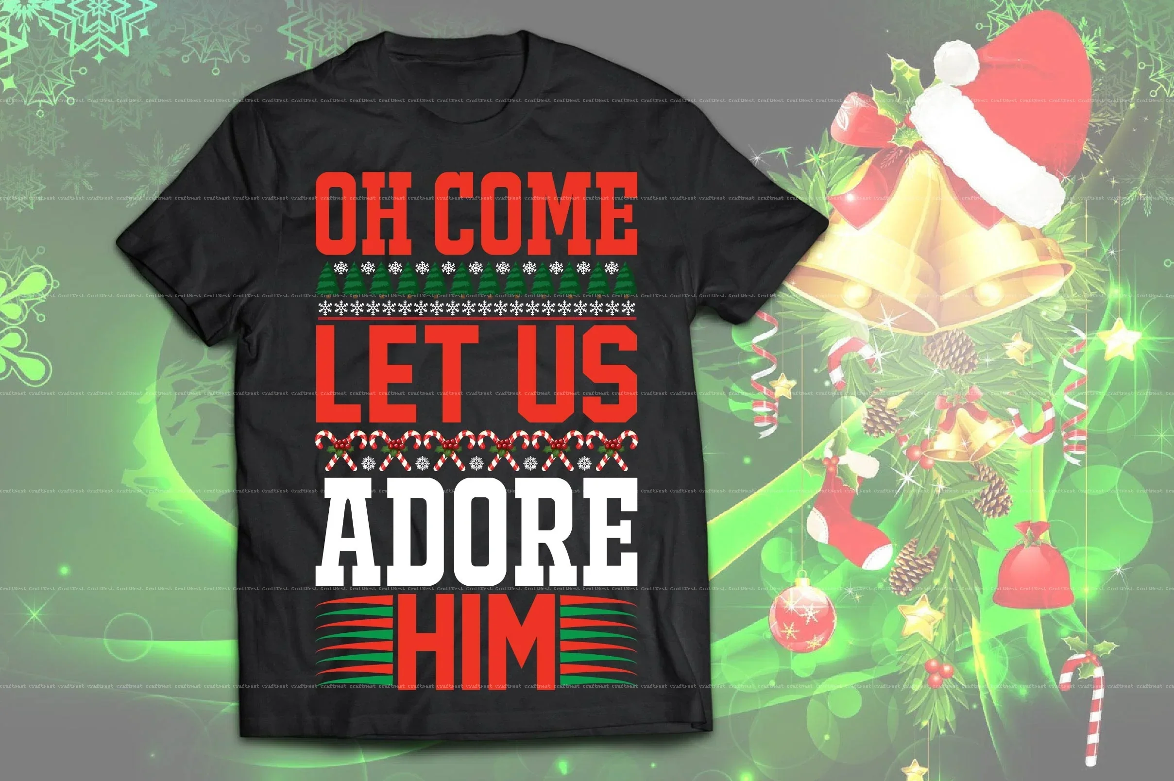 Christmas T-Shirt Design SVG Bundle - Image 2