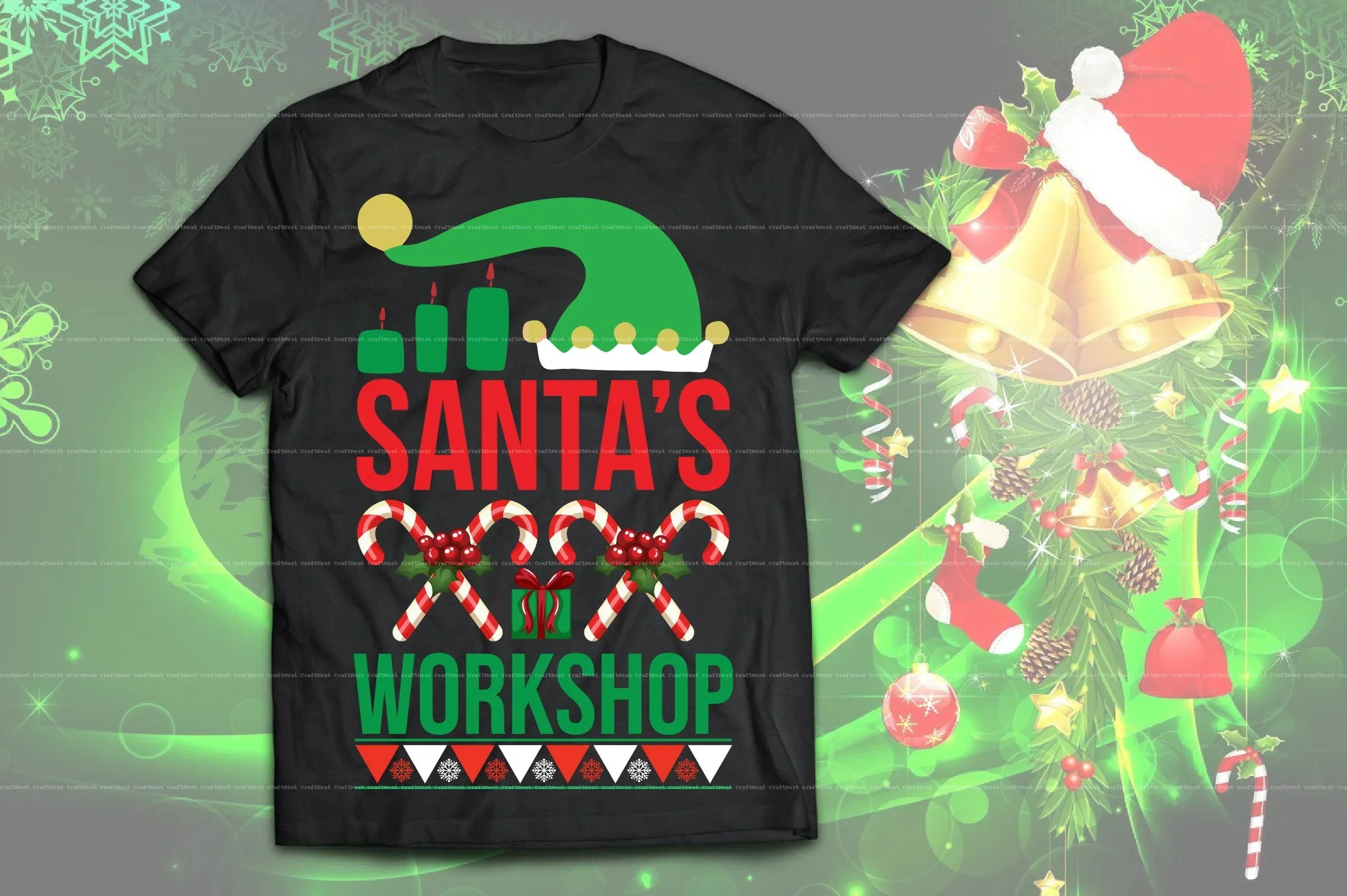 Christmas T-Shirt Design SVG Bundle - Image 5