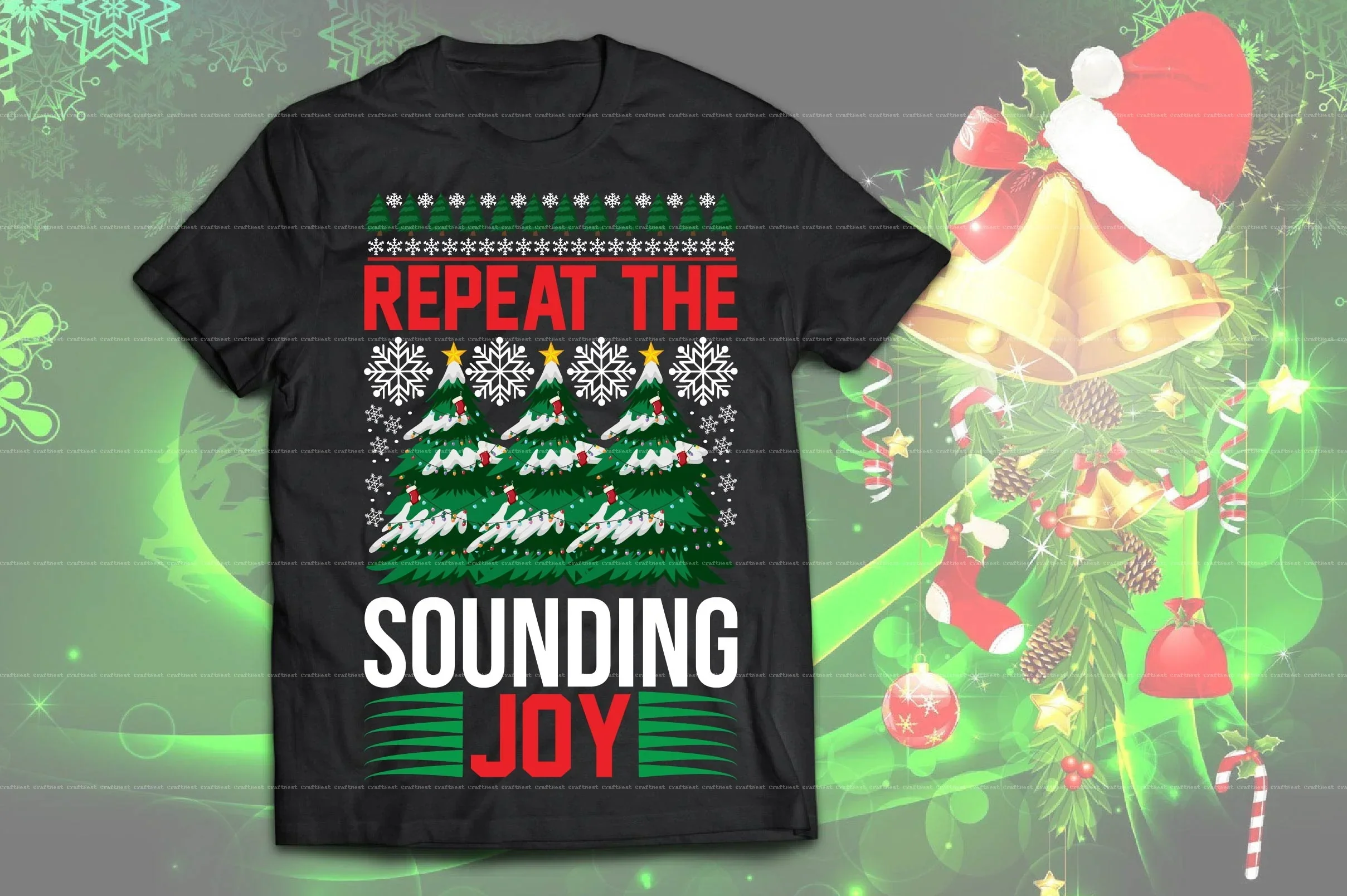 Christmas T-Shirt Design SVG Bundle - Image 7