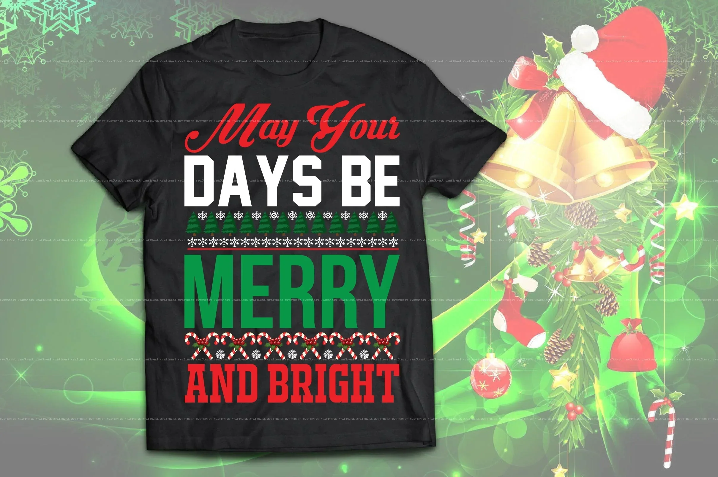Christmas T-Shirt Design SVG Bundle - Image 8