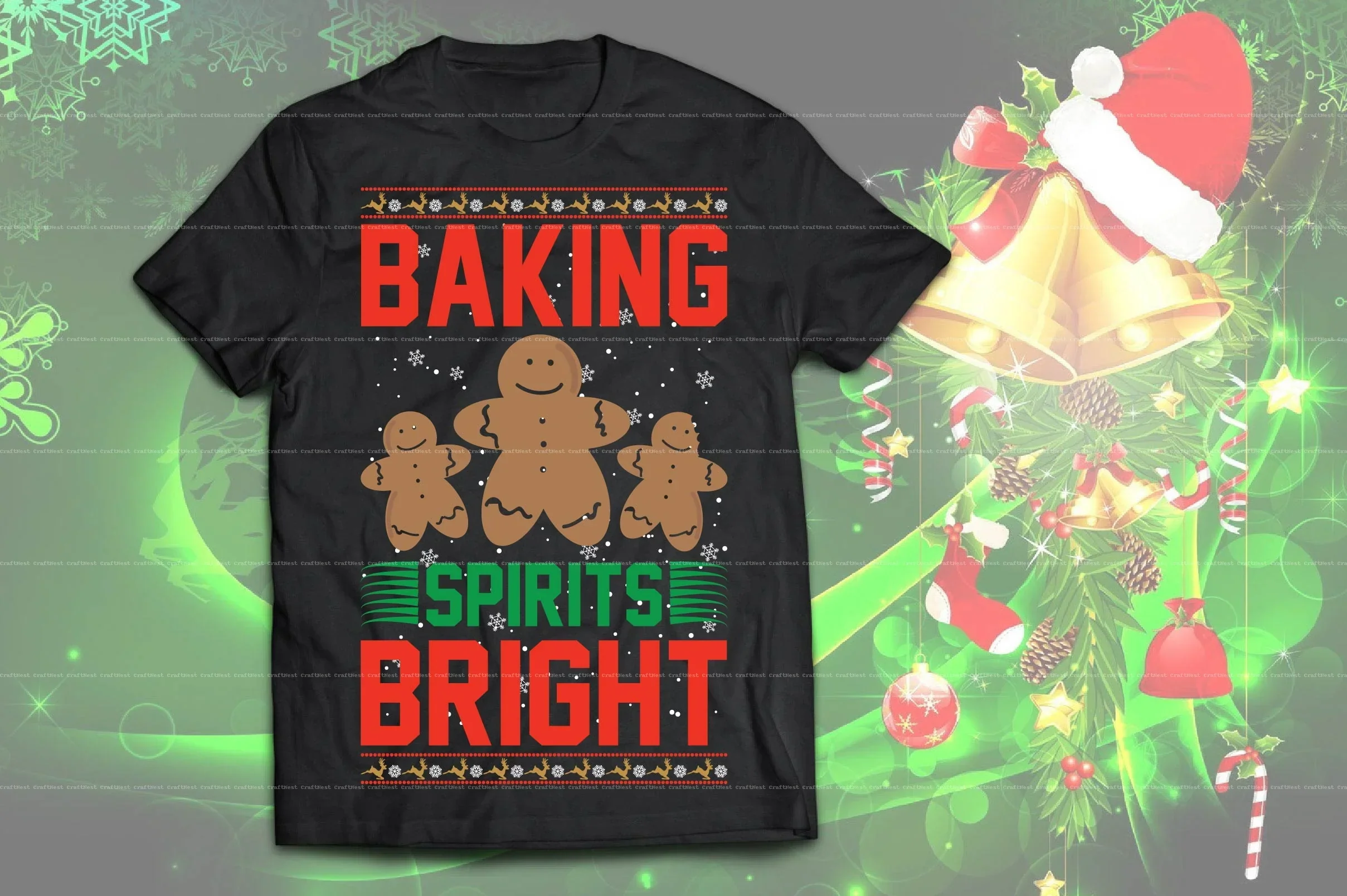 Christmas T-Shirt Design SVG Bundle - Image 2