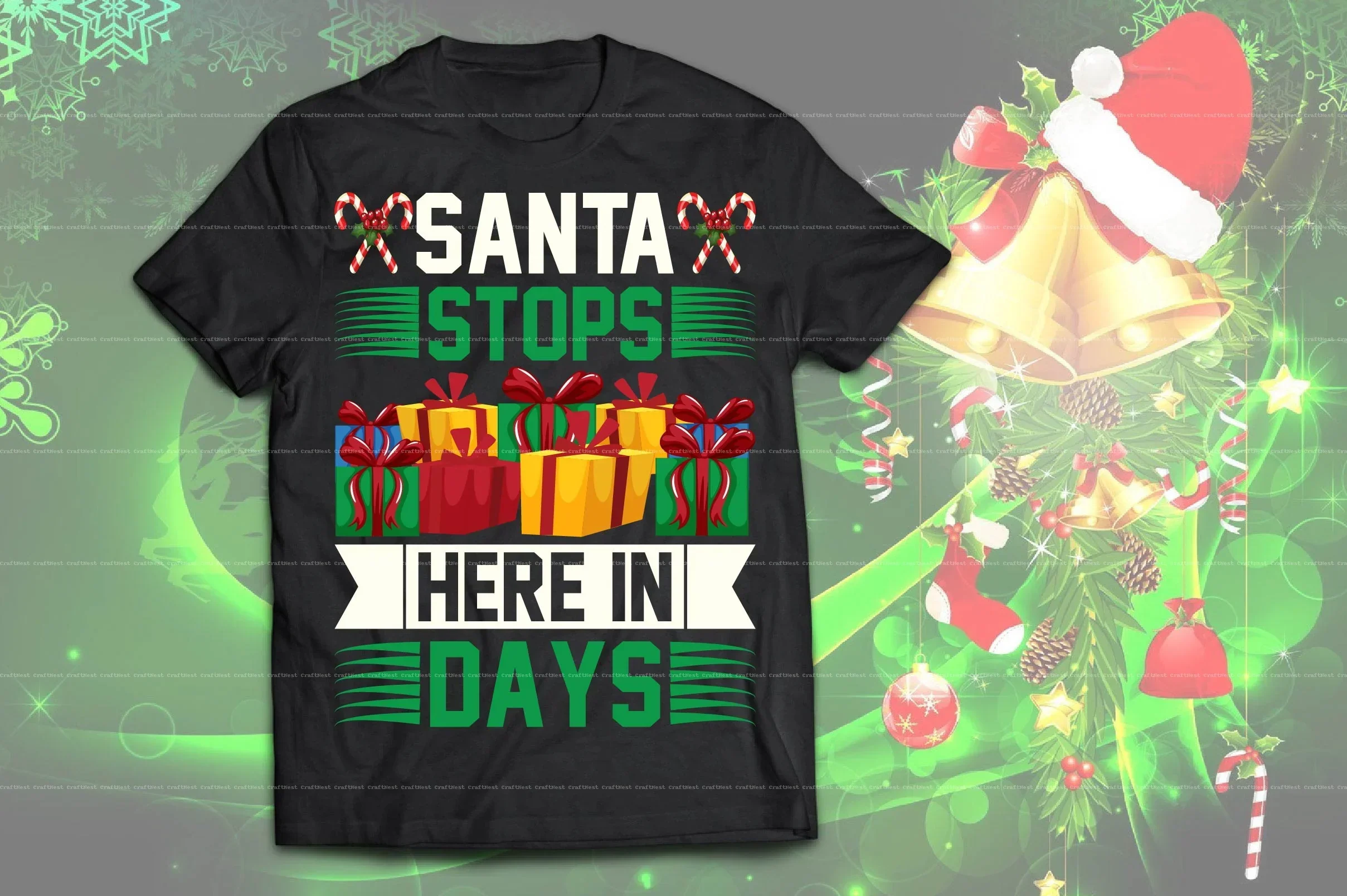 Christmas T-Shirt Design SVG Bundle - Image 5