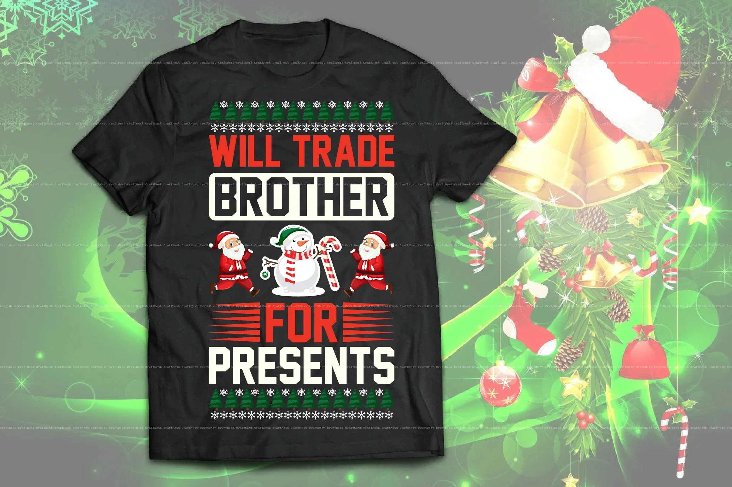 Christmas T-Shirt Design SVG Bundle - Image 6