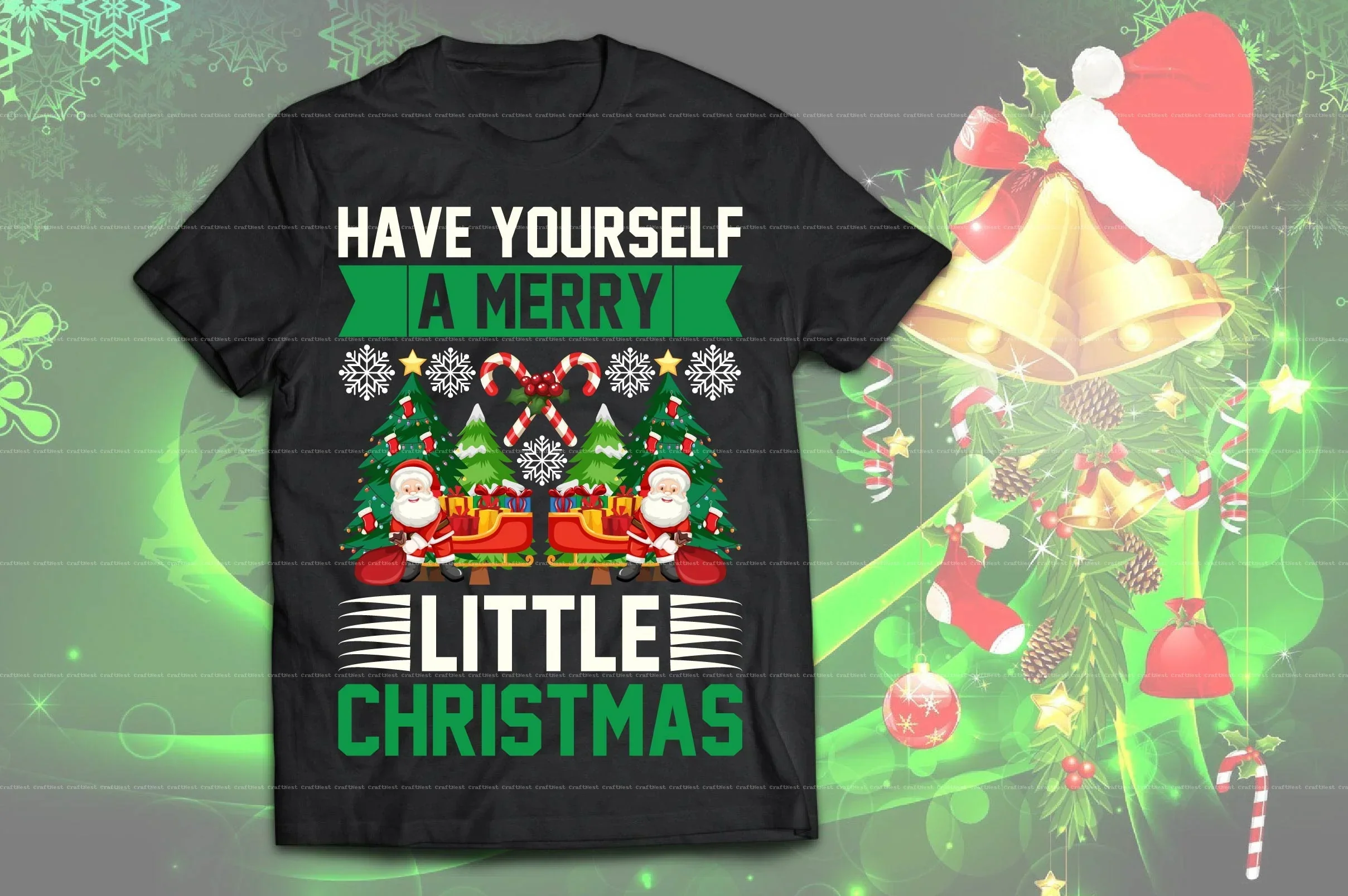 Christmas T-Shirt Design SVG Bundle - Image 7