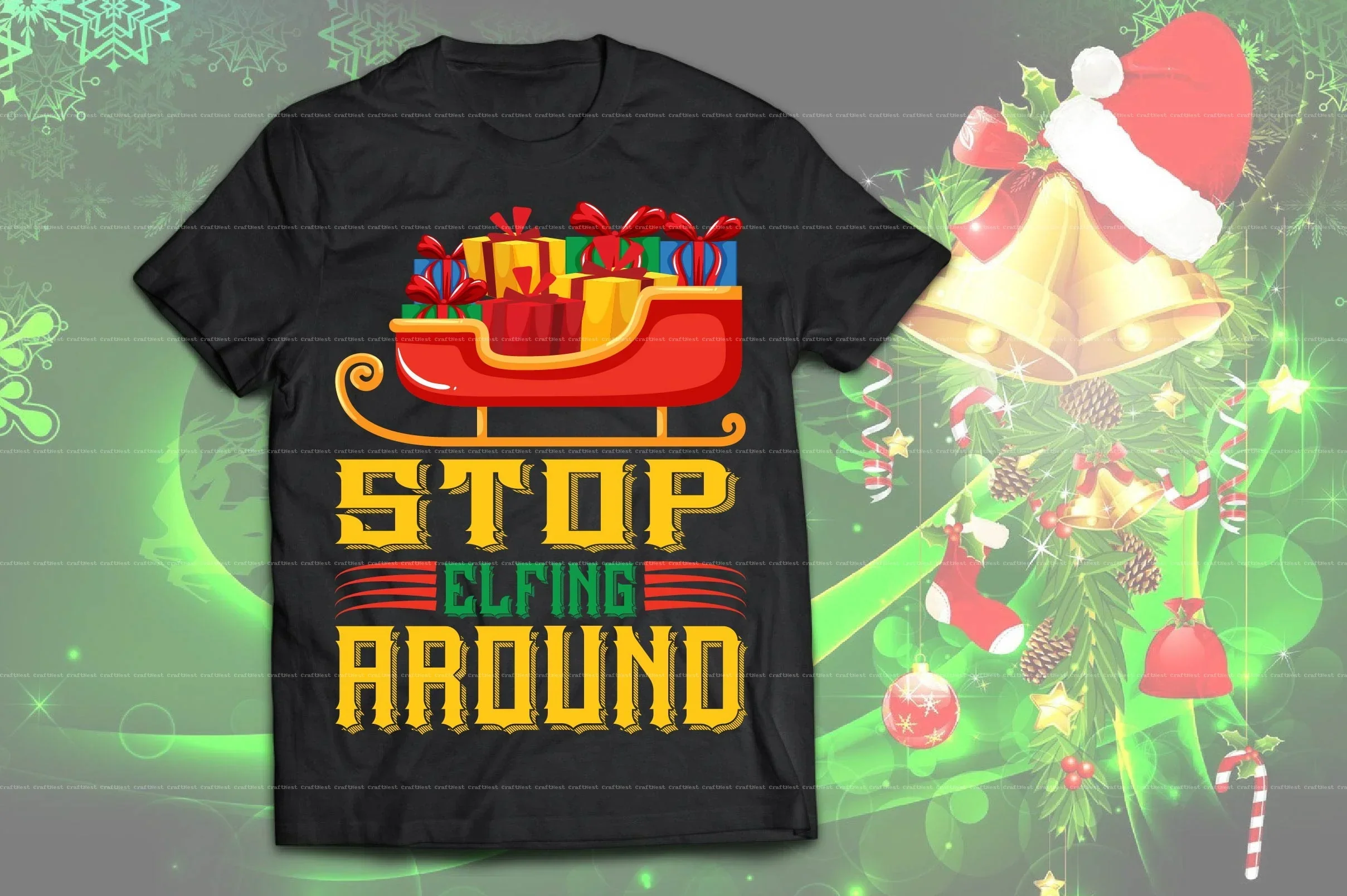 Christmas T-Shirt Design SVG Bundle - Image 11