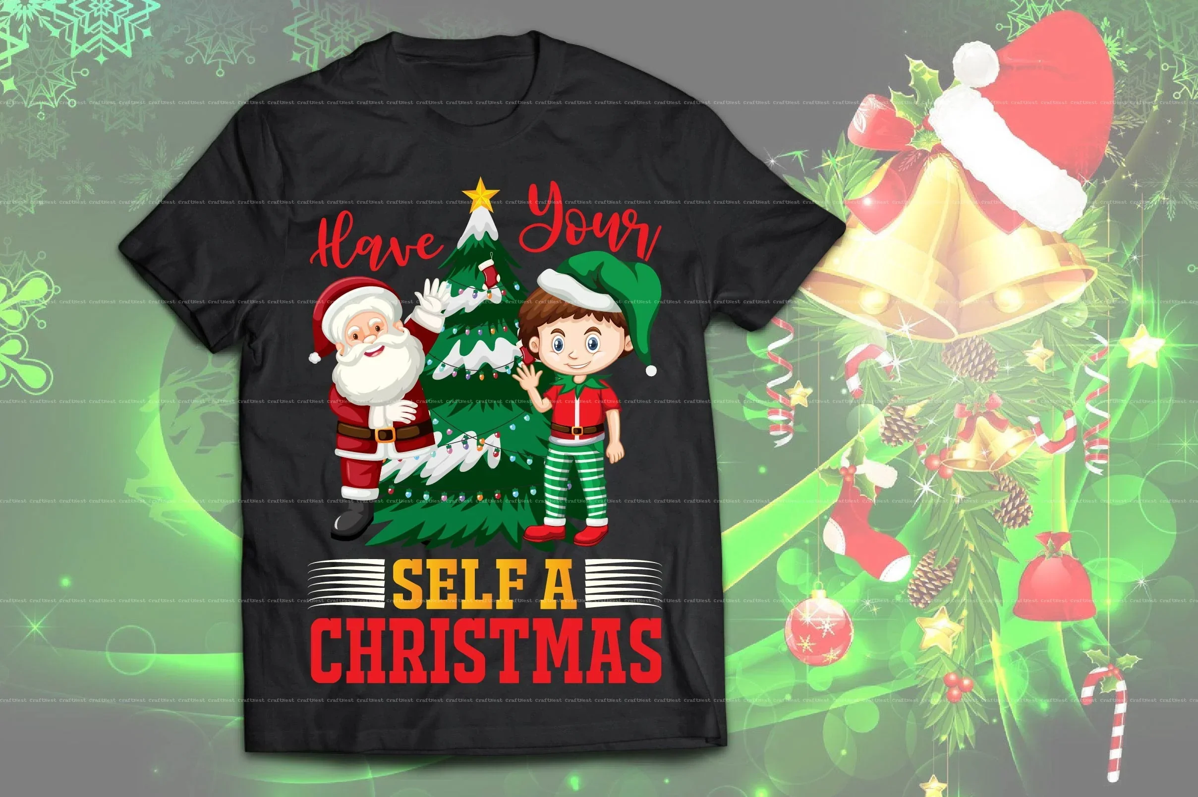 Christmas T-Shirt Design SVG Bundle - Image 3