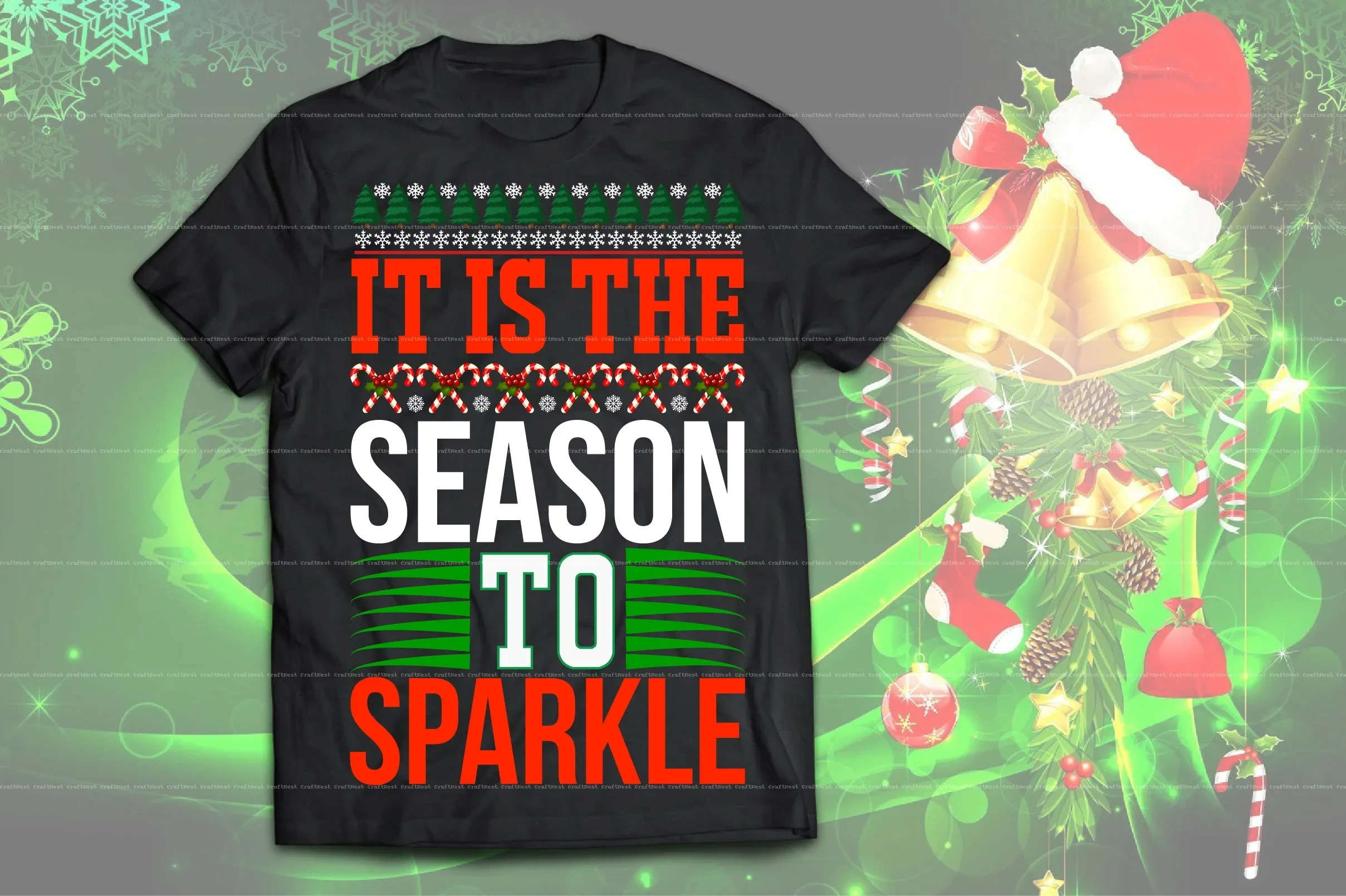 Christmas T-Shirt Design SVG Bundle - Image 4
