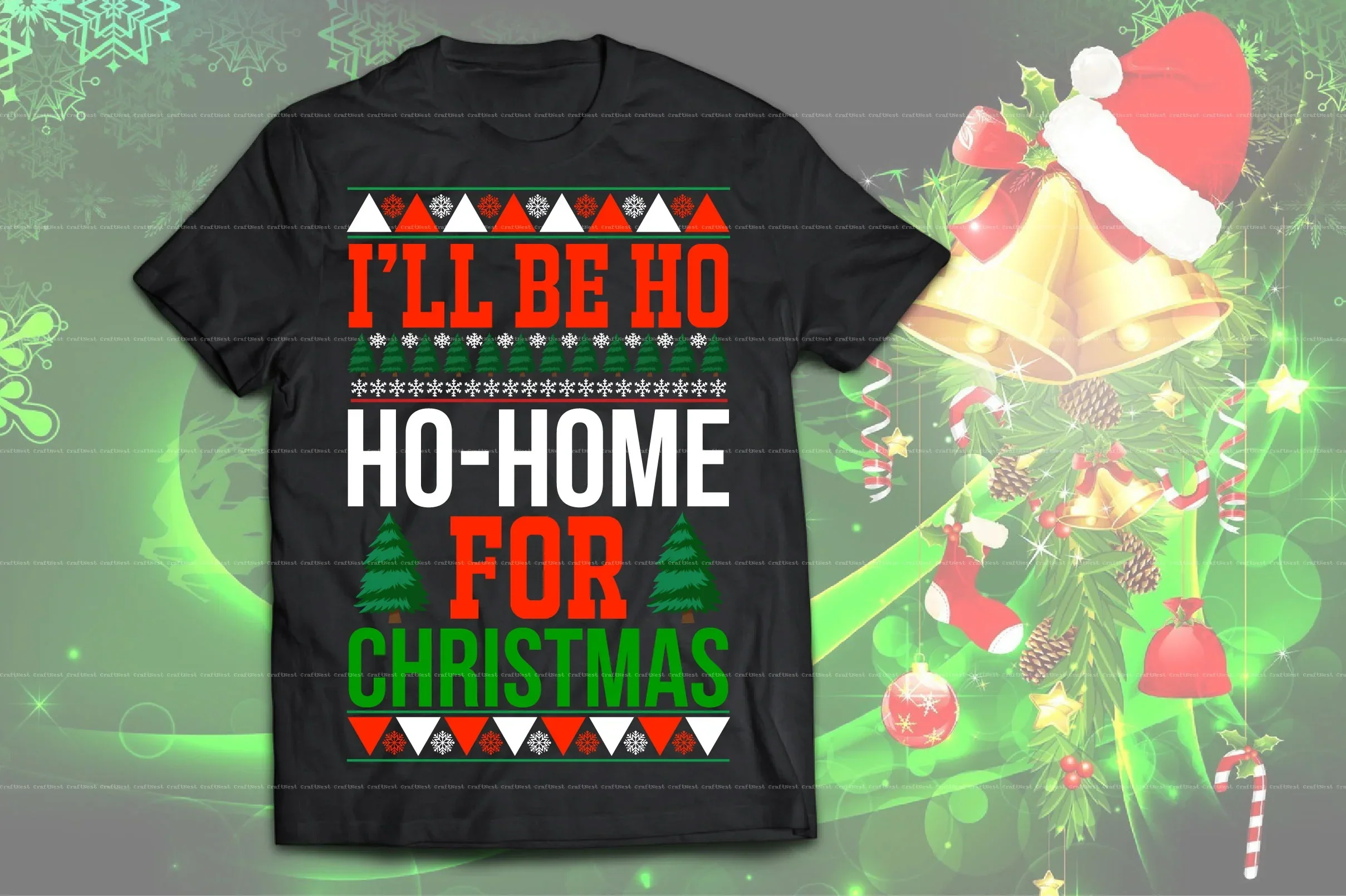 Christmas T-Shirt Design SVG Bundle - Image 6