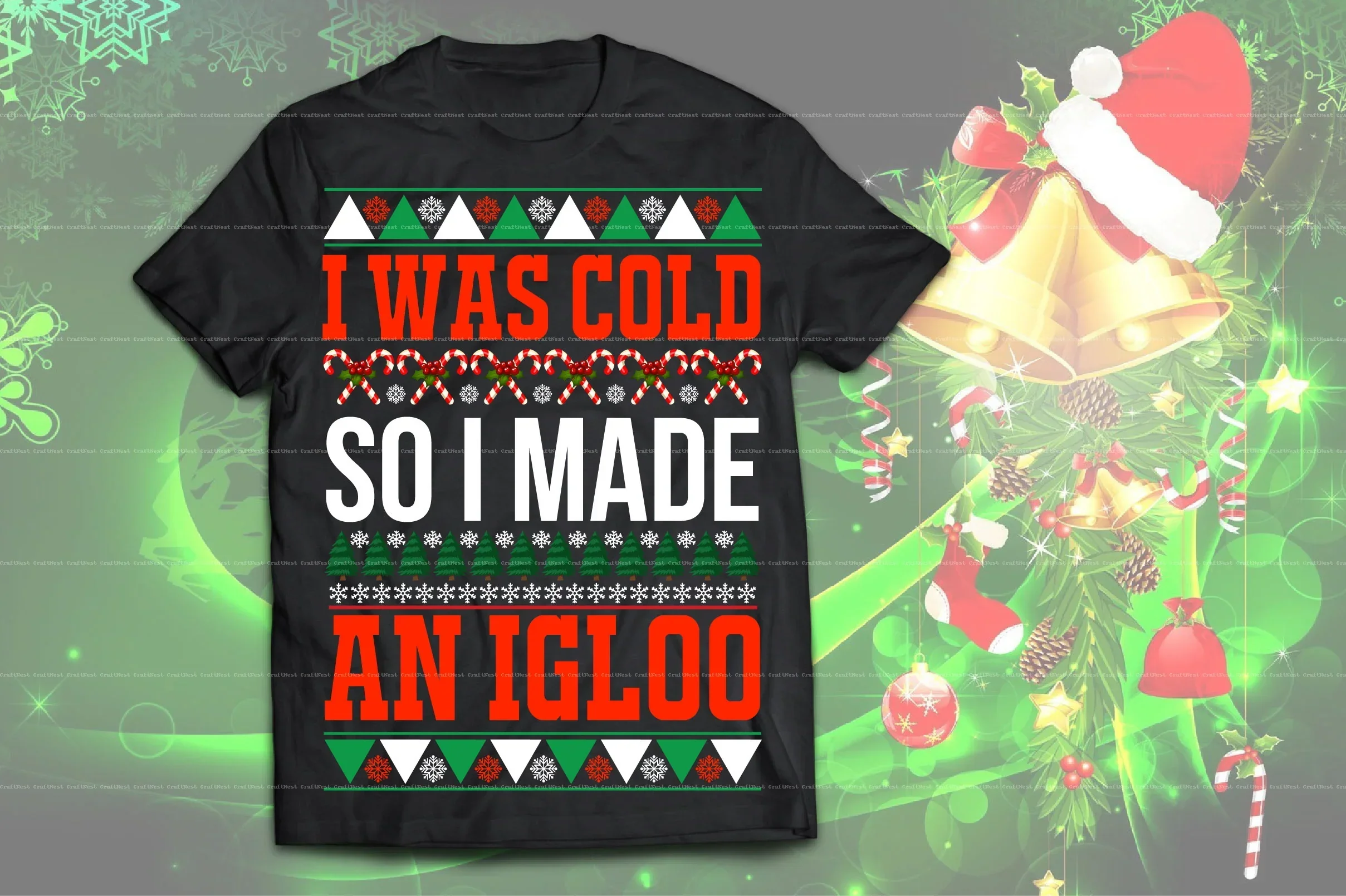 Christmas T-Shirt Design SVG Bundle - Image 8