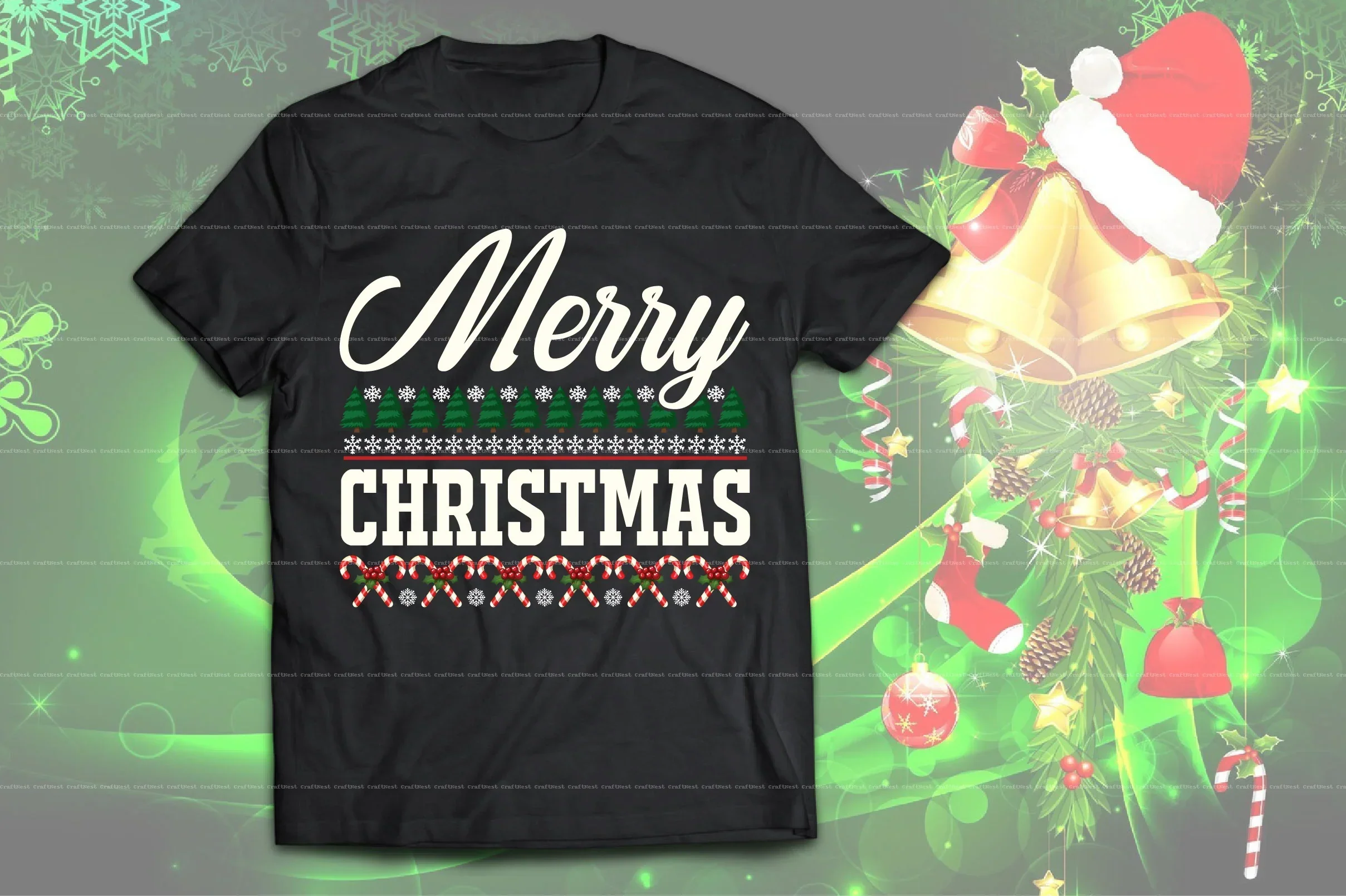 Christmas T-Shirt Design SVG Bundle - Image 10