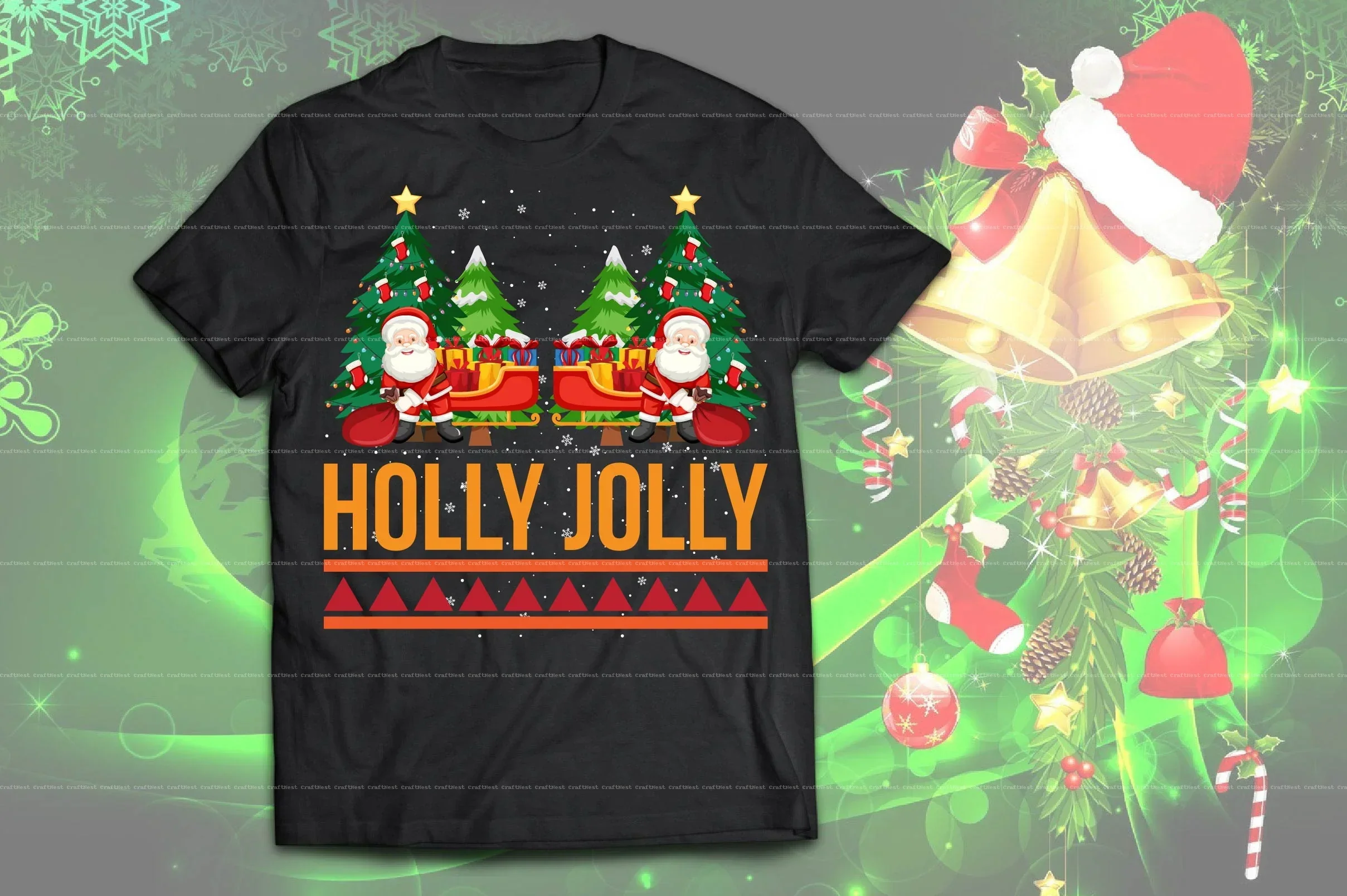 Christmas T-Shirt Design SVG Bundle - Image 8