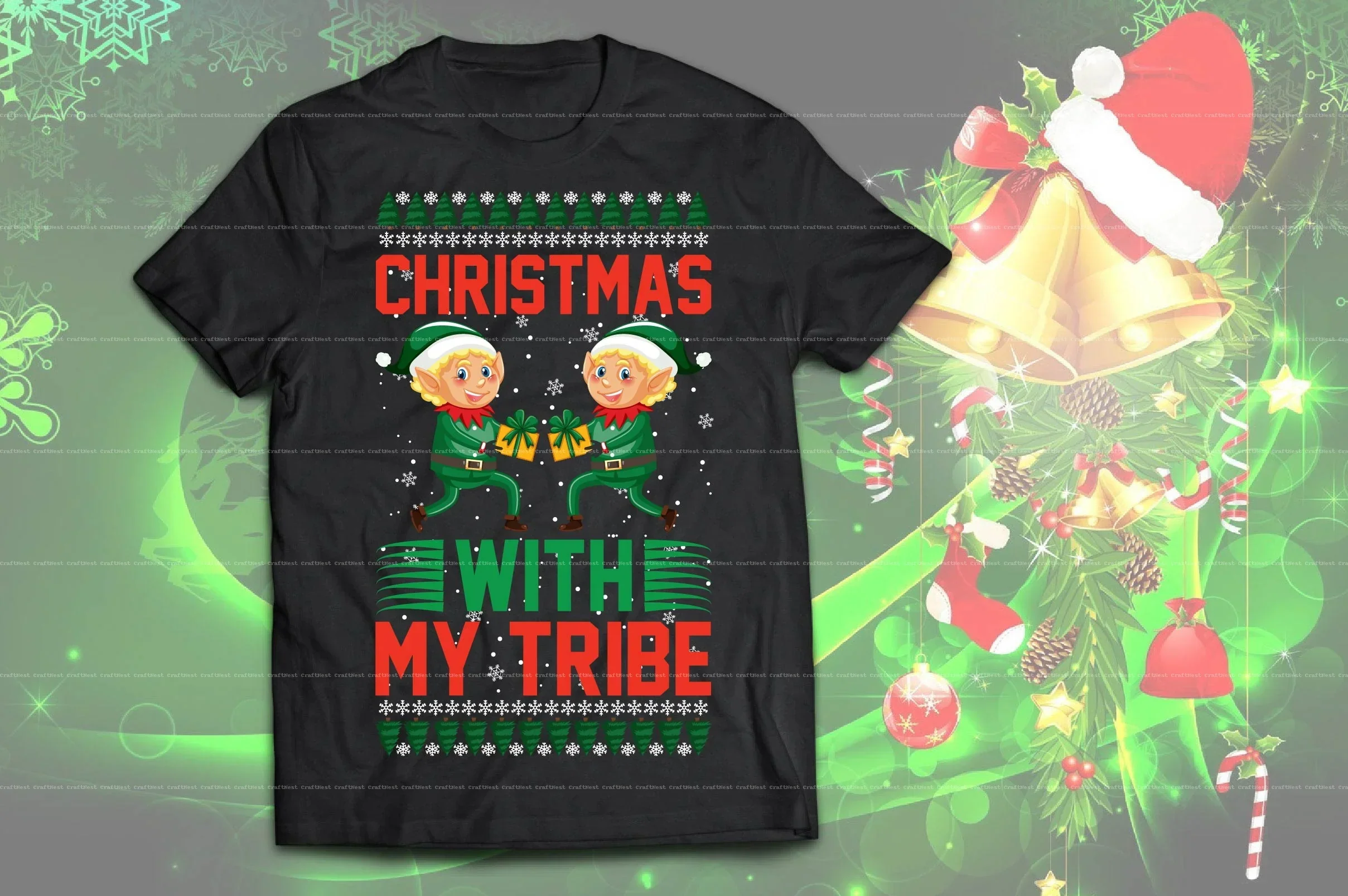 Christmas T-Shirt Design SVG Bundle - Image 11
