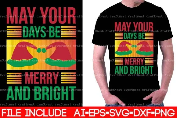 Christmas T-Shirt SVG Bundle - Image 10
