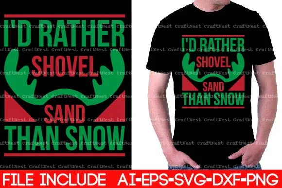 Christmas T-Shirt SVG Bundle - Image 2
