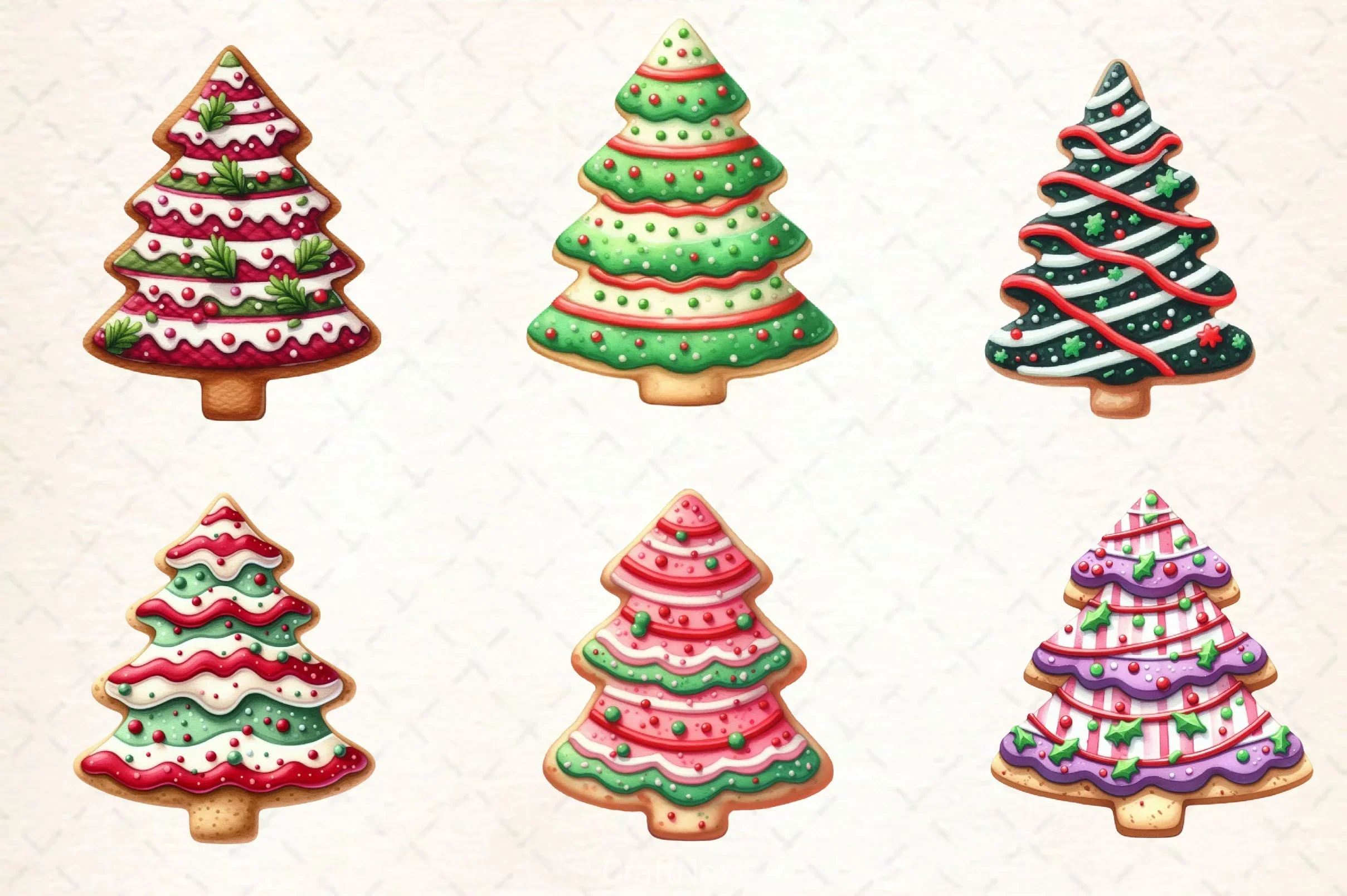 Christmas Tree Cake Christmas SVG Bundle - Image 4