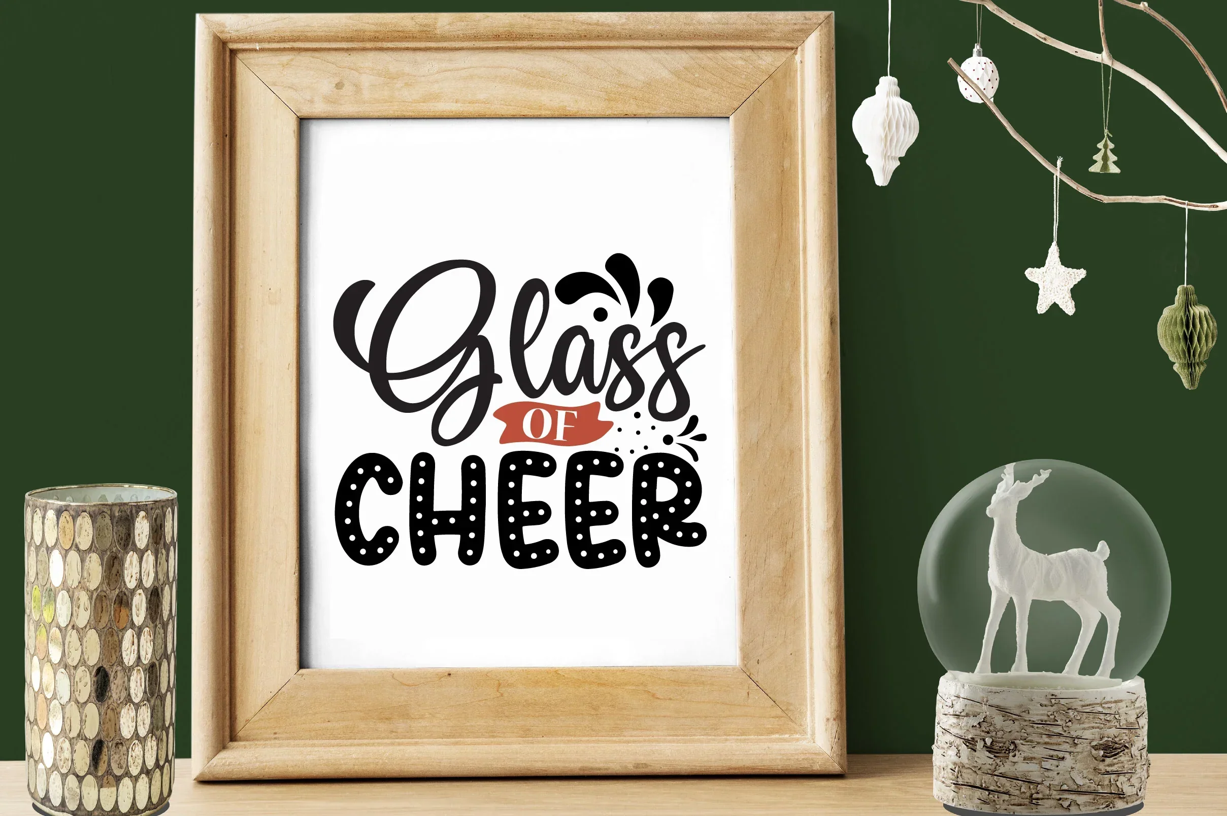Christmas Wine SVG Bundle - Image 4