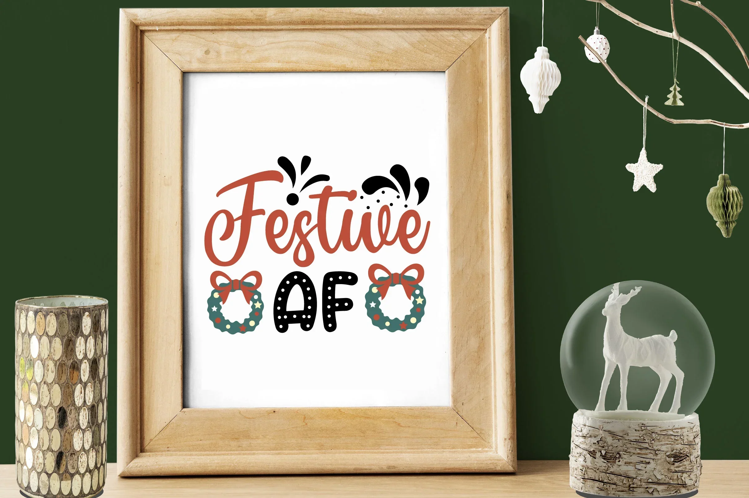 Christmas Wine SVG Bundle - Image 8