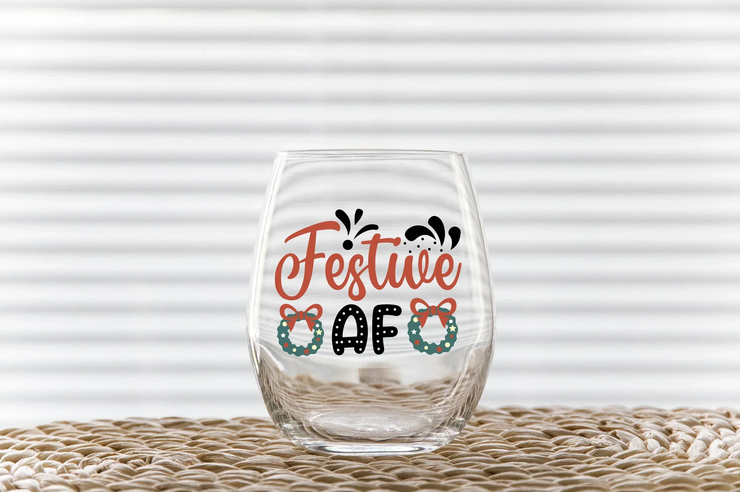 Christmas Wine SVG Bundle - Image 9