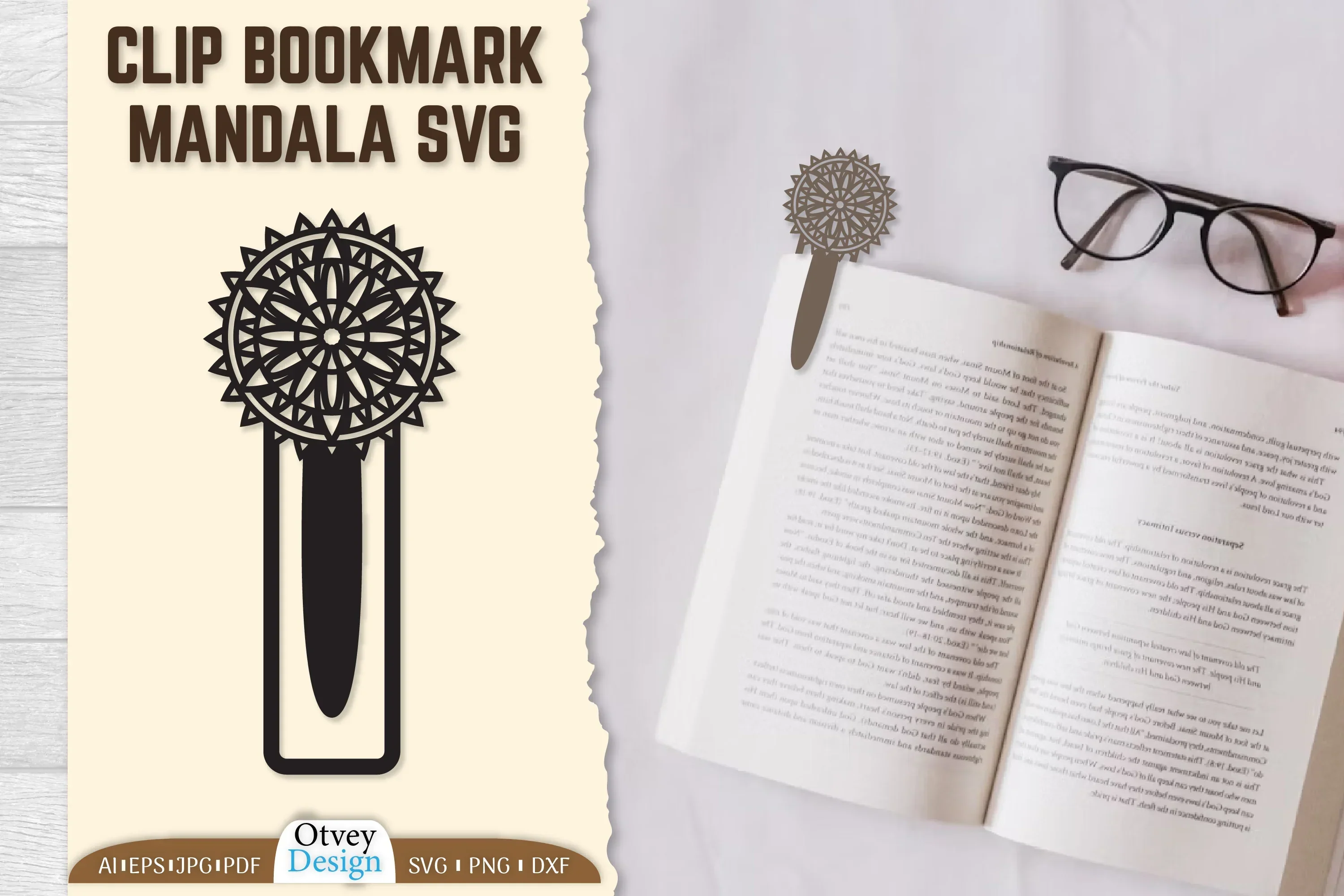 Clip Bookmark Mandala SVG Bundle