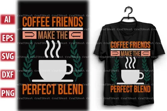 Coffee T-Shirt Design SVG Bundle - Image 7