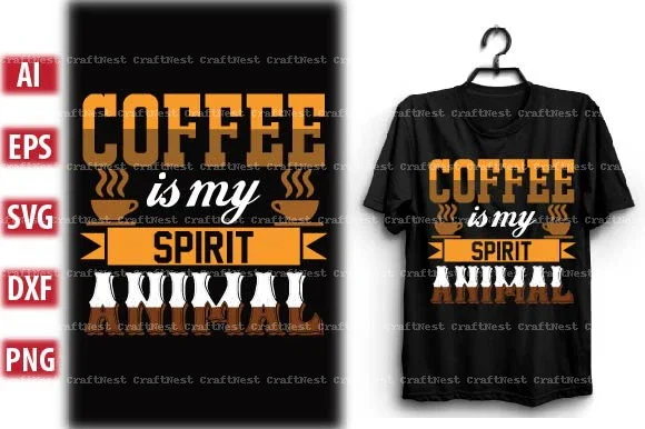 Coffee T-Shirt Design SVG Bundle - Image 10