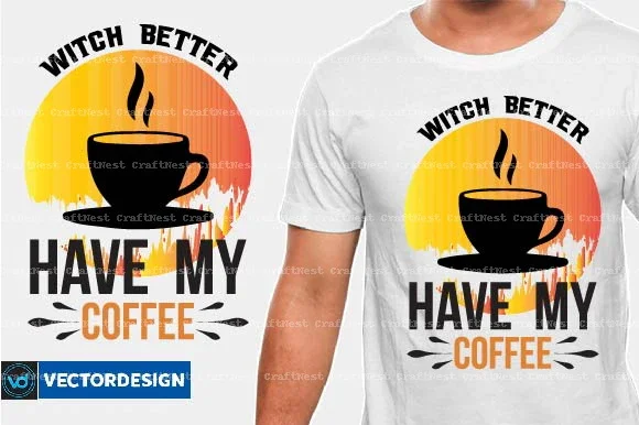 Coffee T-Shirt Design SVG Bundle - Image 11