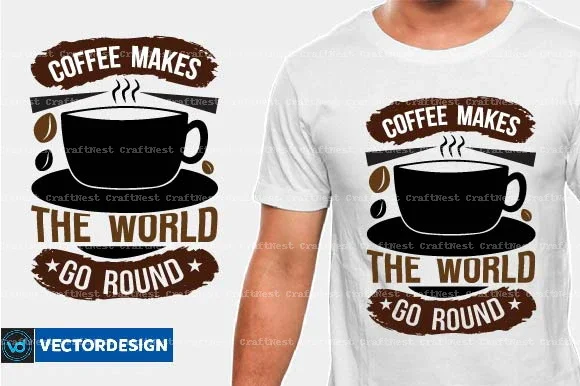 Coffee T-Shirt Design SVG Bundle - Image 7