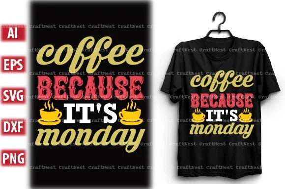 Coffee T-Shirt Design SVG Bundle - Image 9