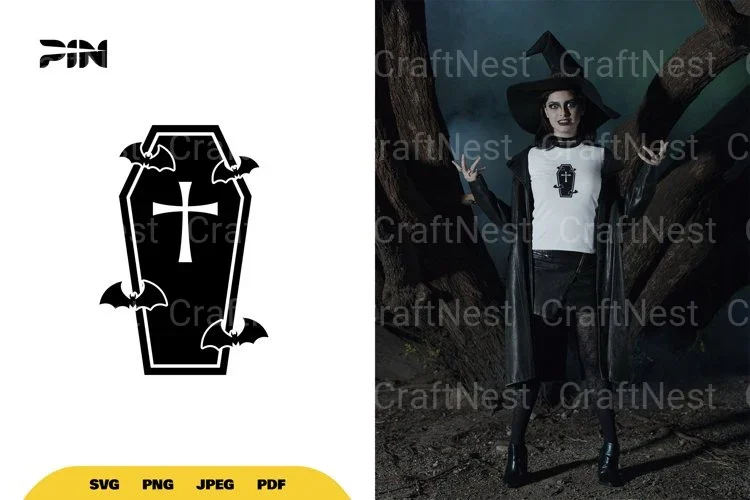 Coffin Halloween SVG Bundle
