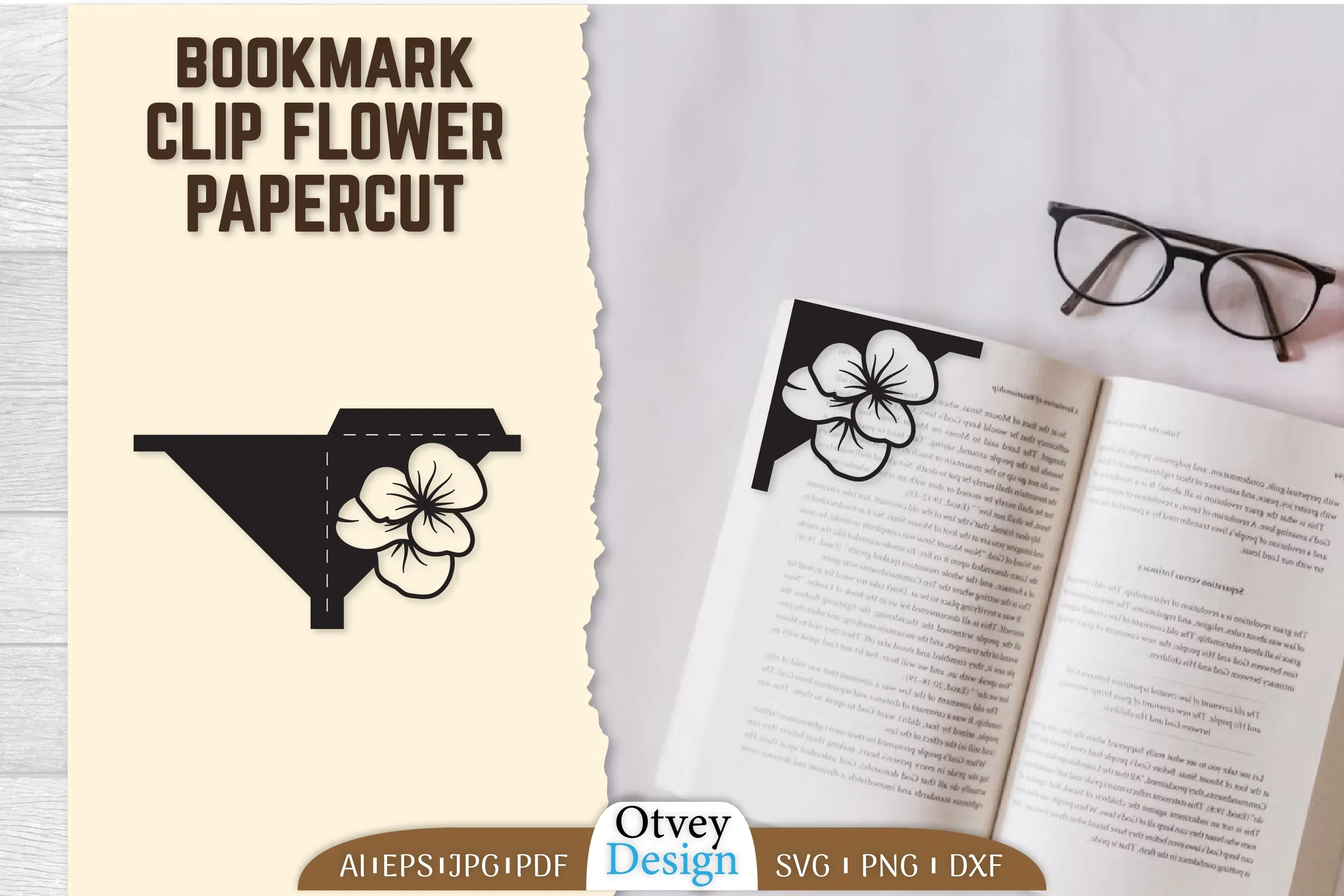 Corner Bookmark Papercut SVG Bundle