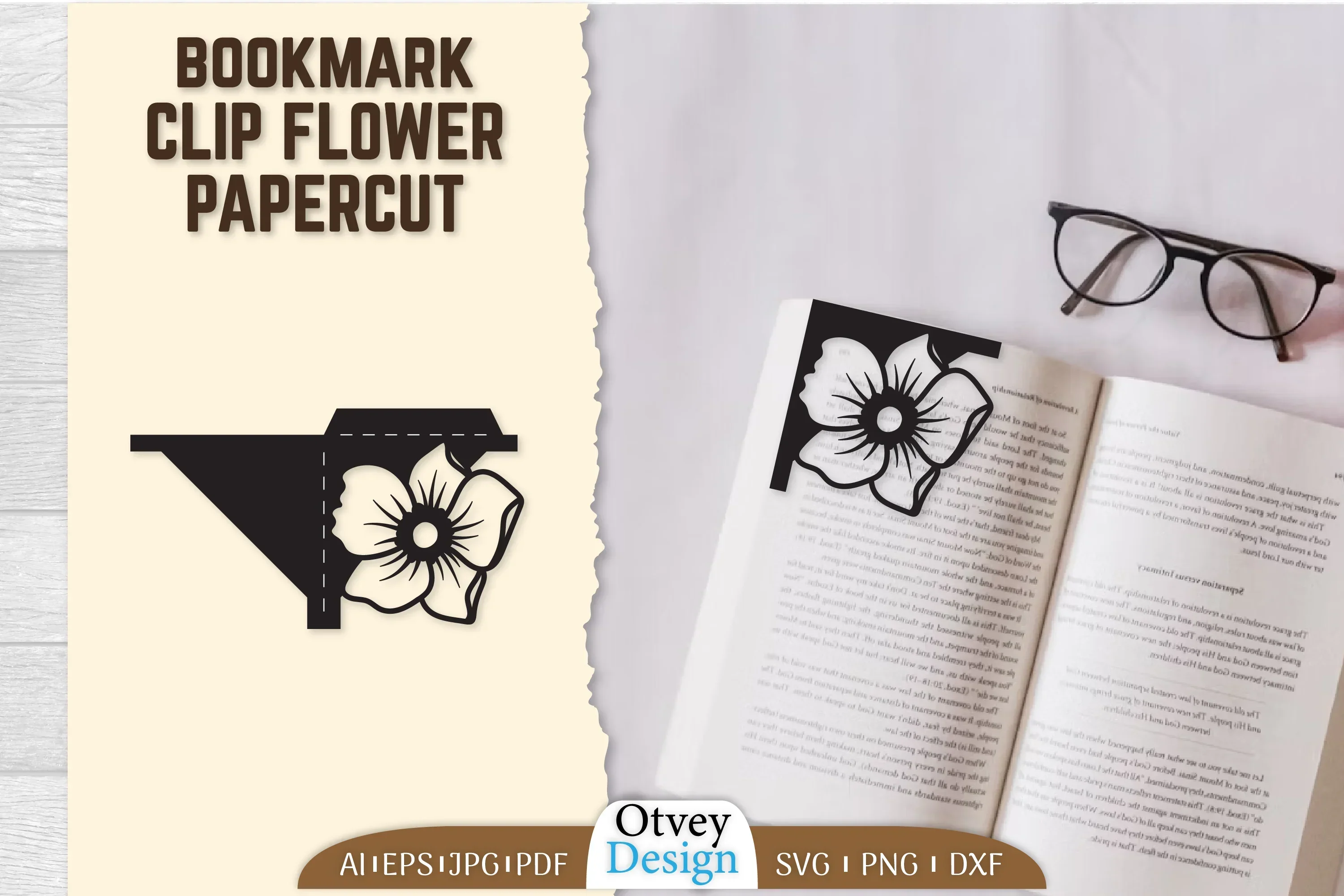 Corner Bookmark Papercut SVG Bundle