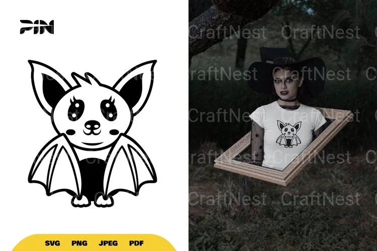 Cute and Kawaii Bat SVG Bundle