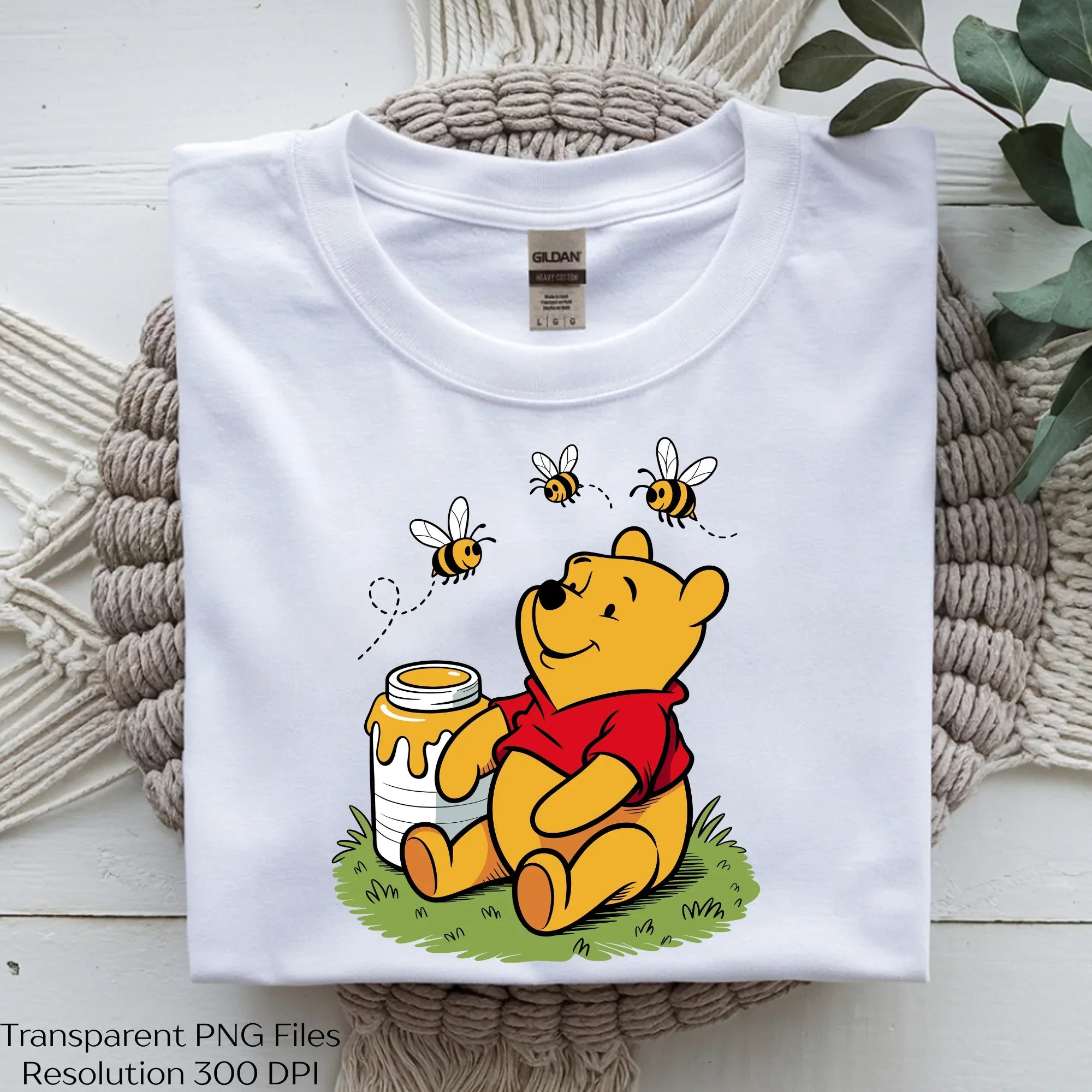 Cute Bear with Honey Pot Clipart Bundle