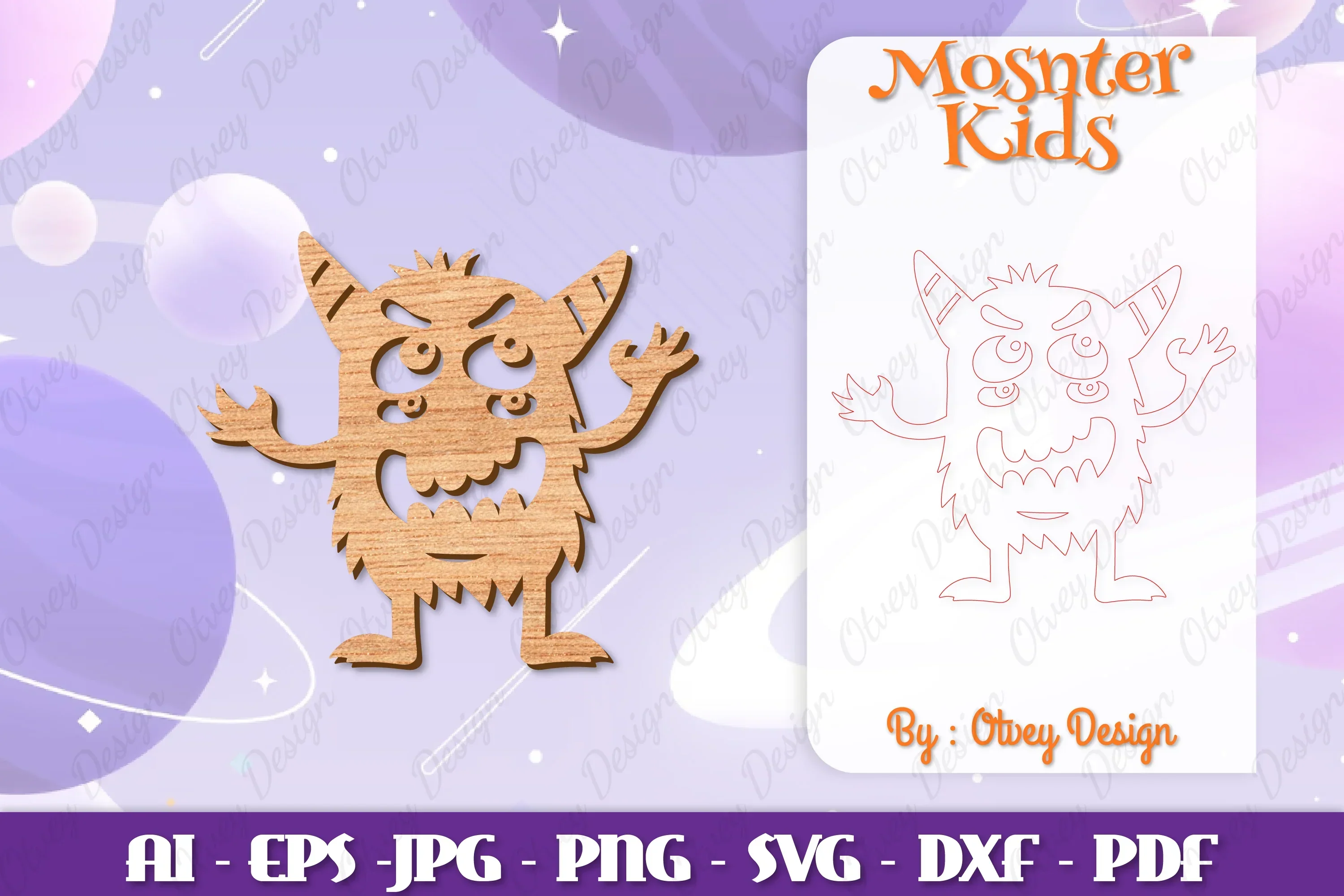 Cute Monster Designs SVG Bundle