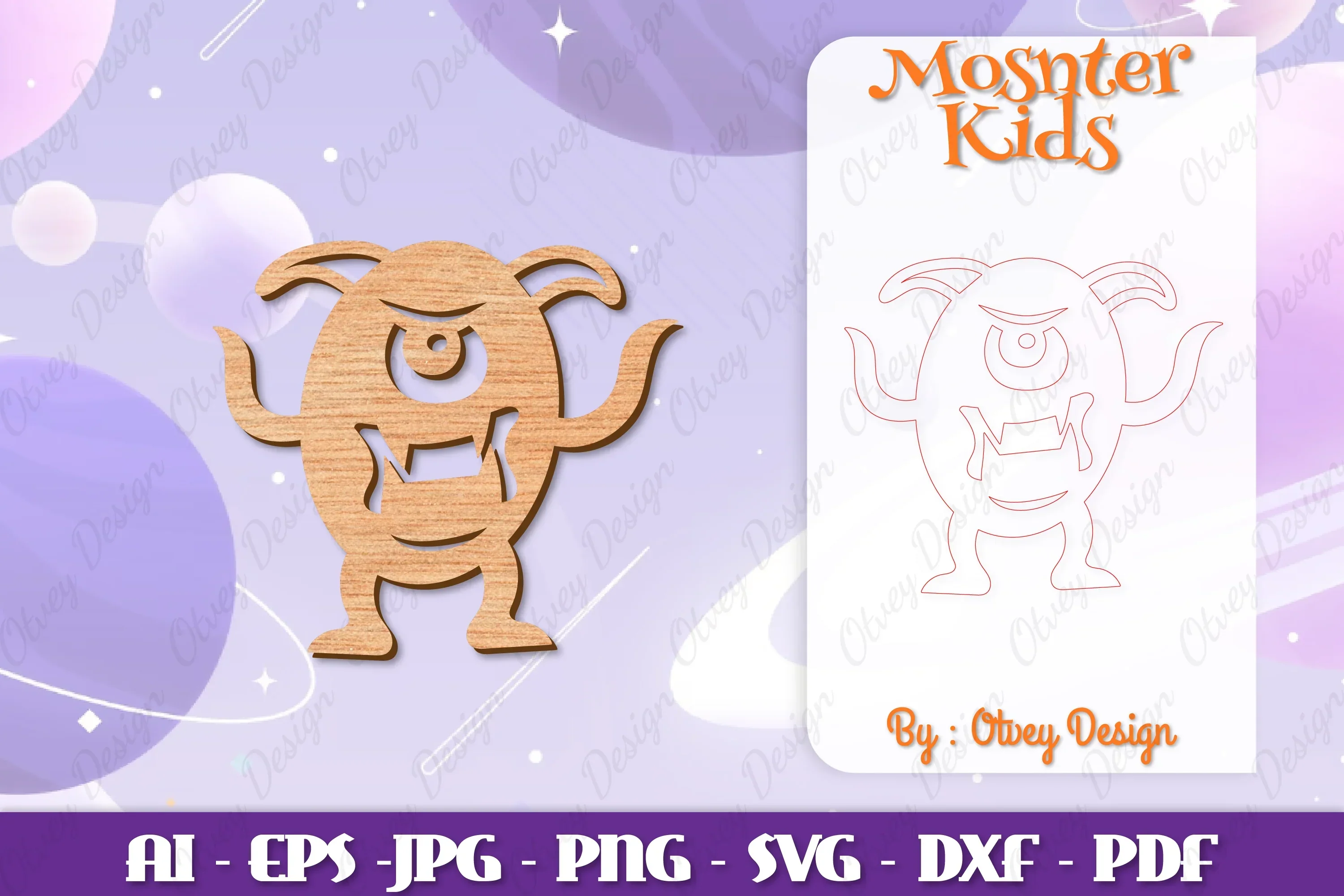 Cute Monster Designs SVG Bundle