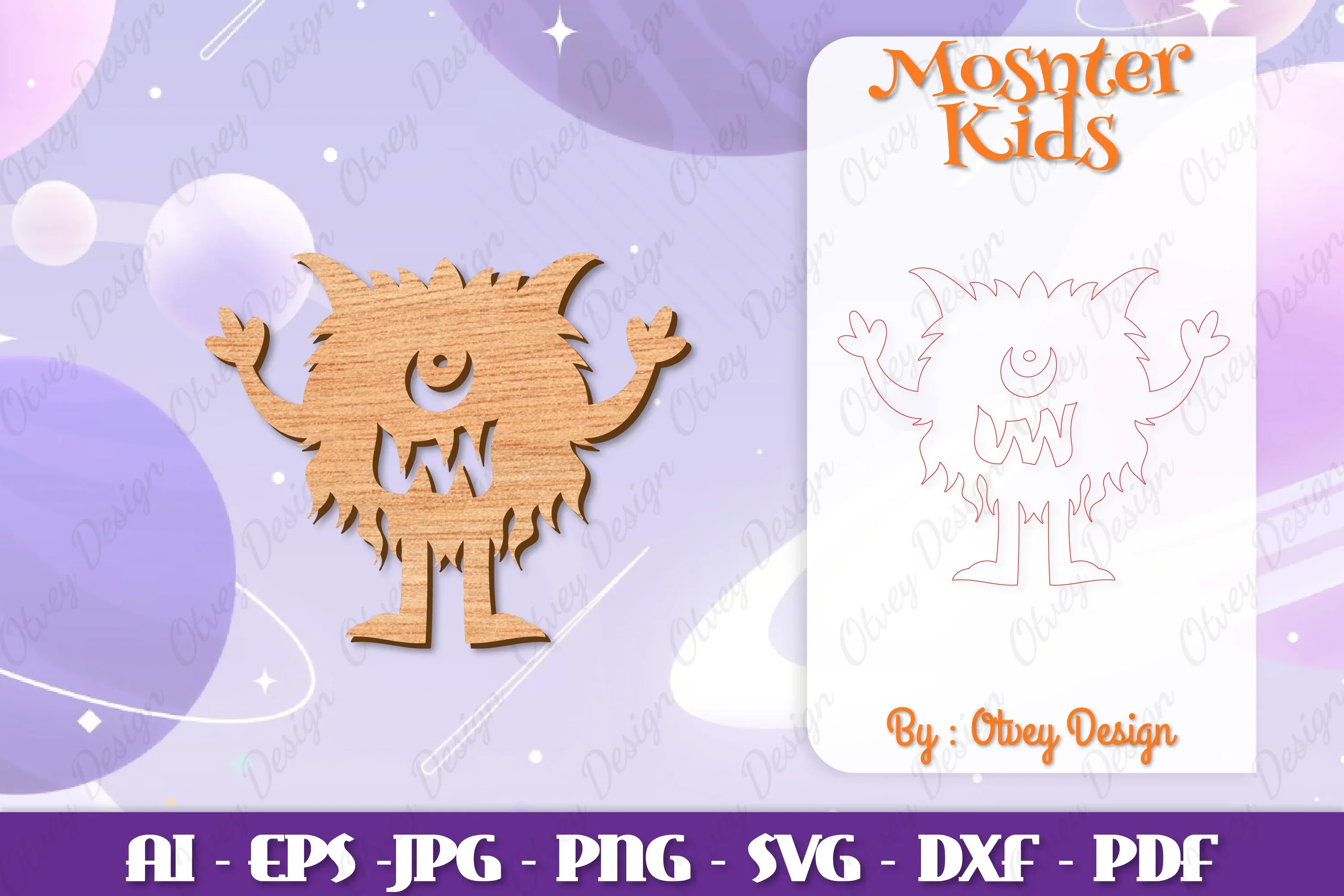 Cute Monster Designs SVG Bundle
