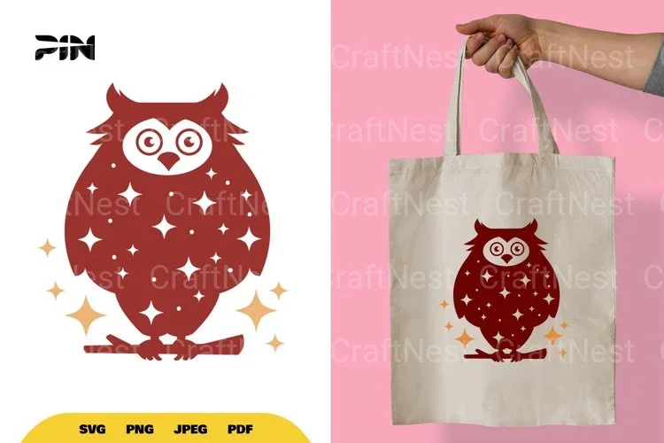 Cute Star Owl Clipart Bundle