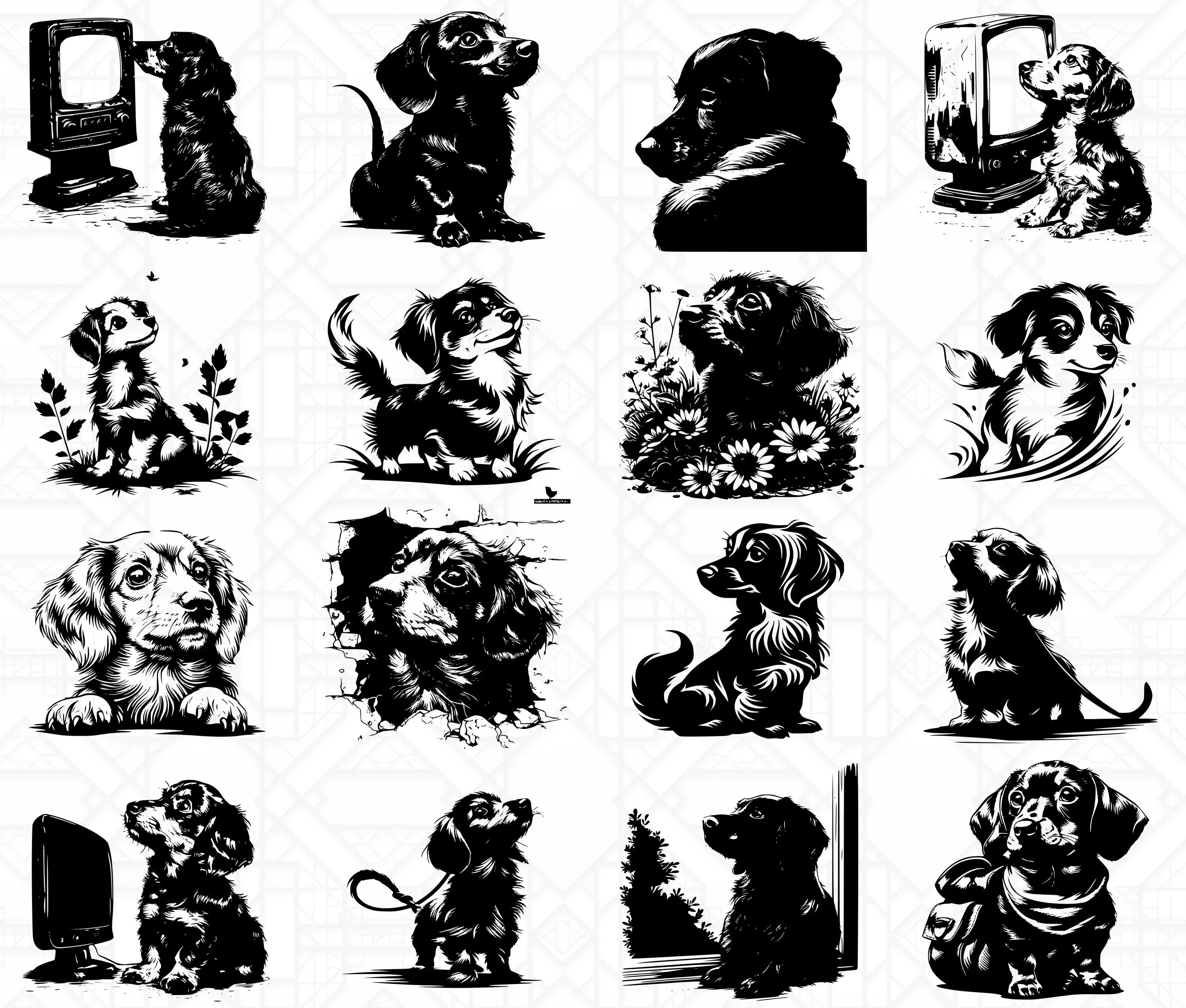 Dachshund Dog SVG Bundle - Image 3