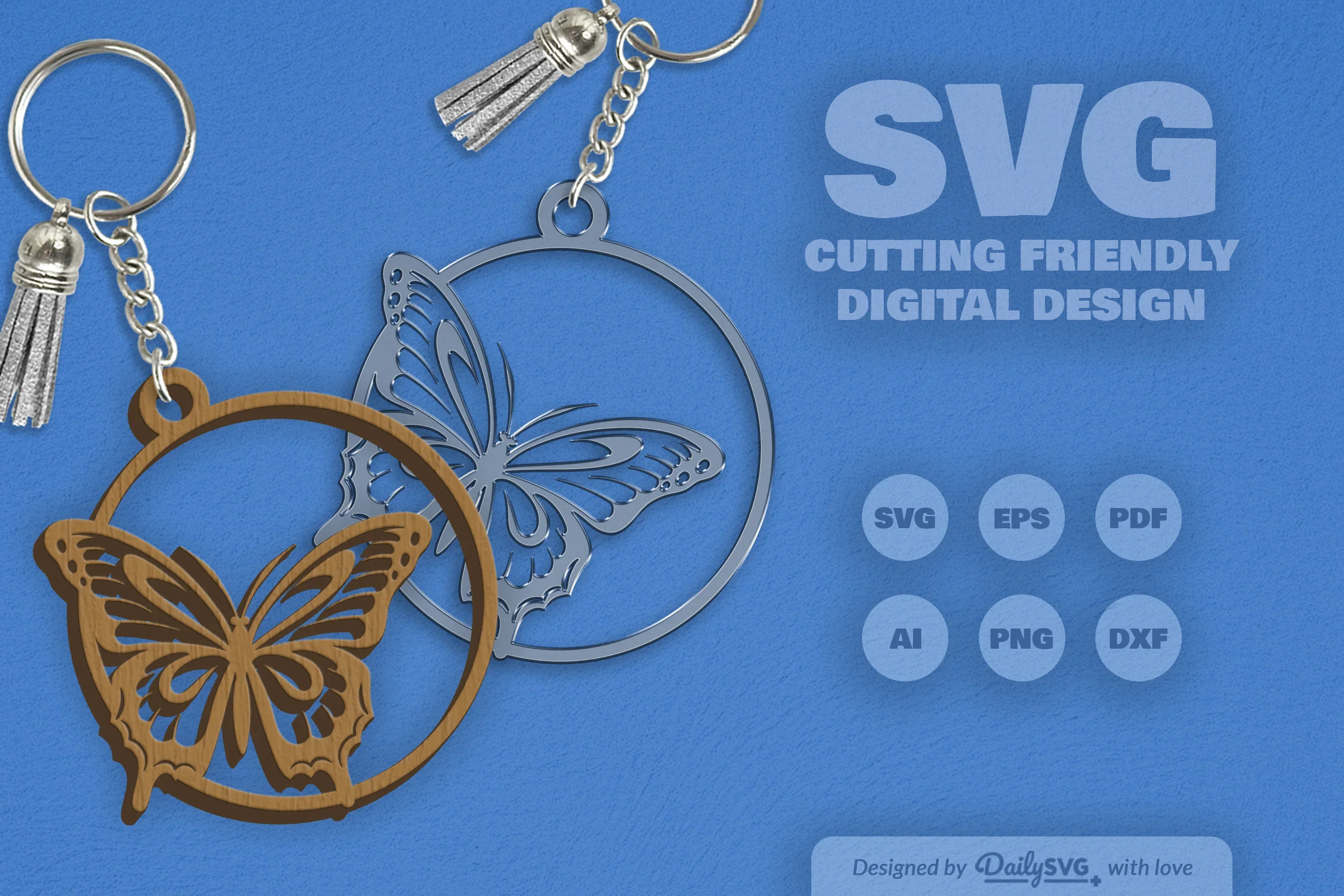 Daily Butterfly Round Clipart SVG Bundle - Image 10