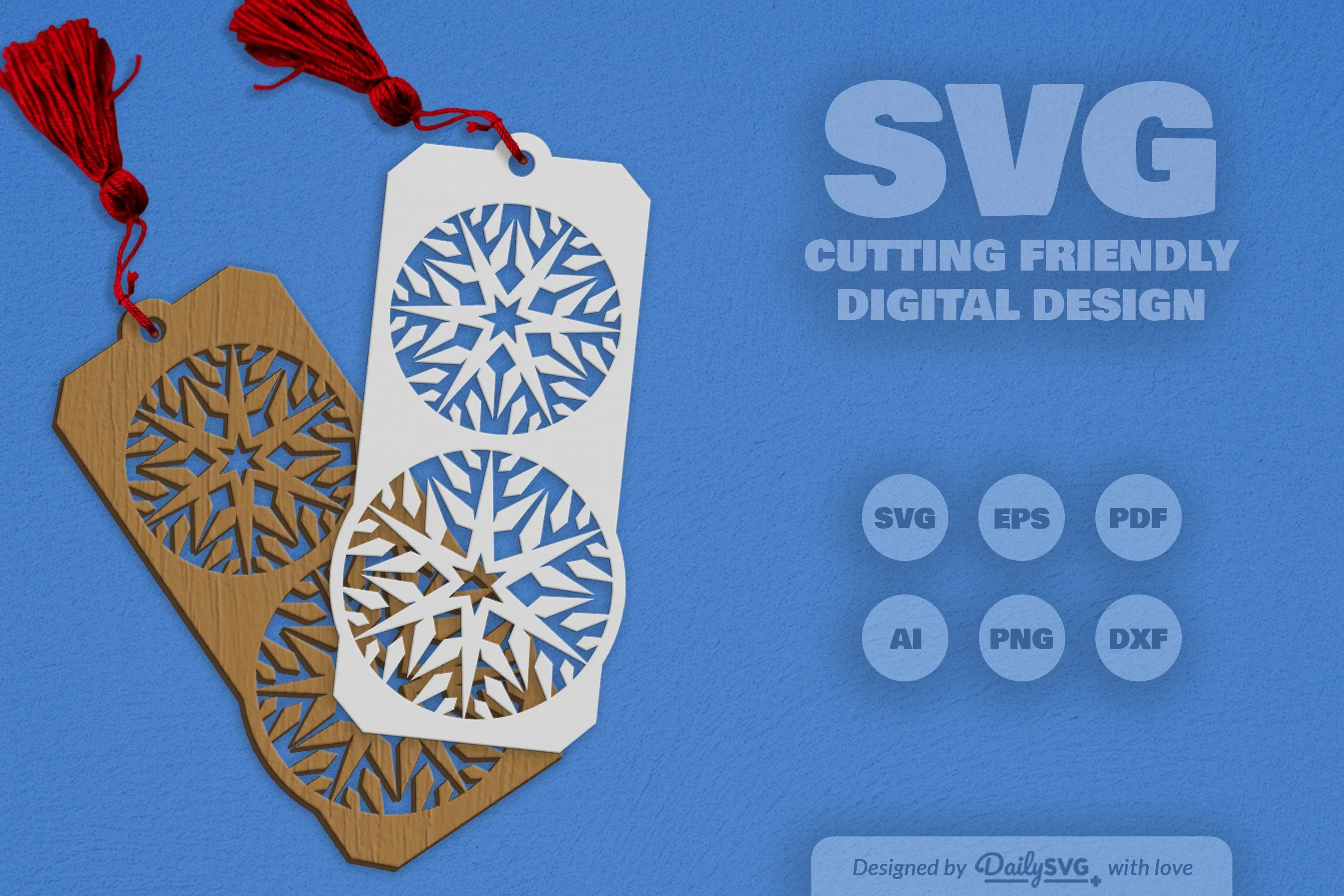 Daily Snowflake Junk Journal SVG Bundles - Image 10