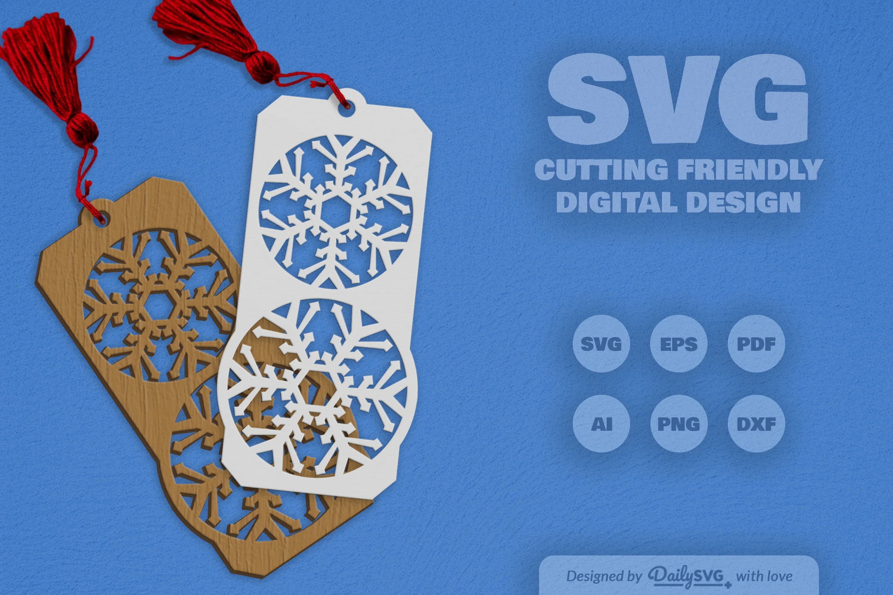 Daily Snowflake Junk Journal SVG Bundles - Image 3