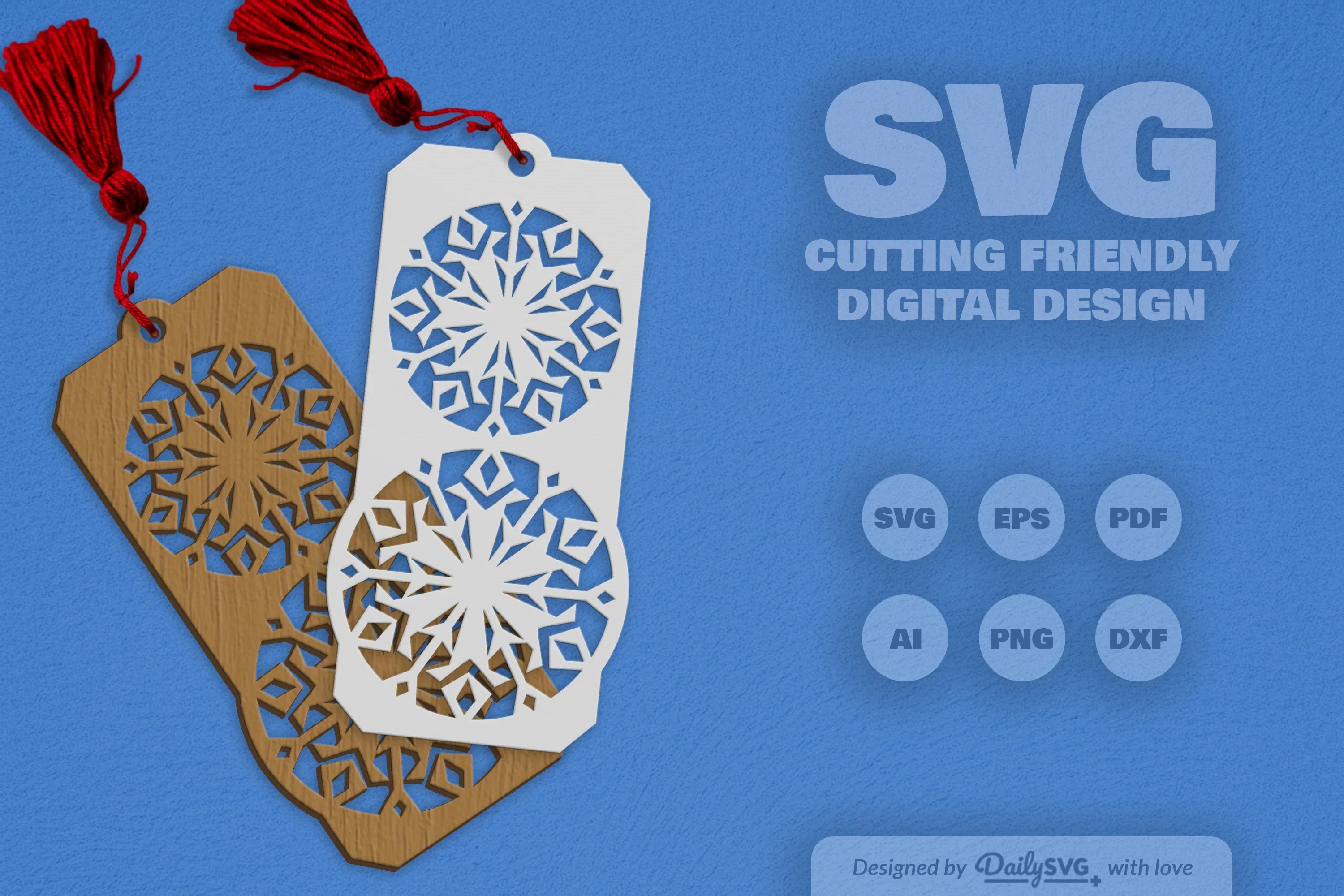 Daily Snowflake Junk Journal SVG Bundles - Image 7